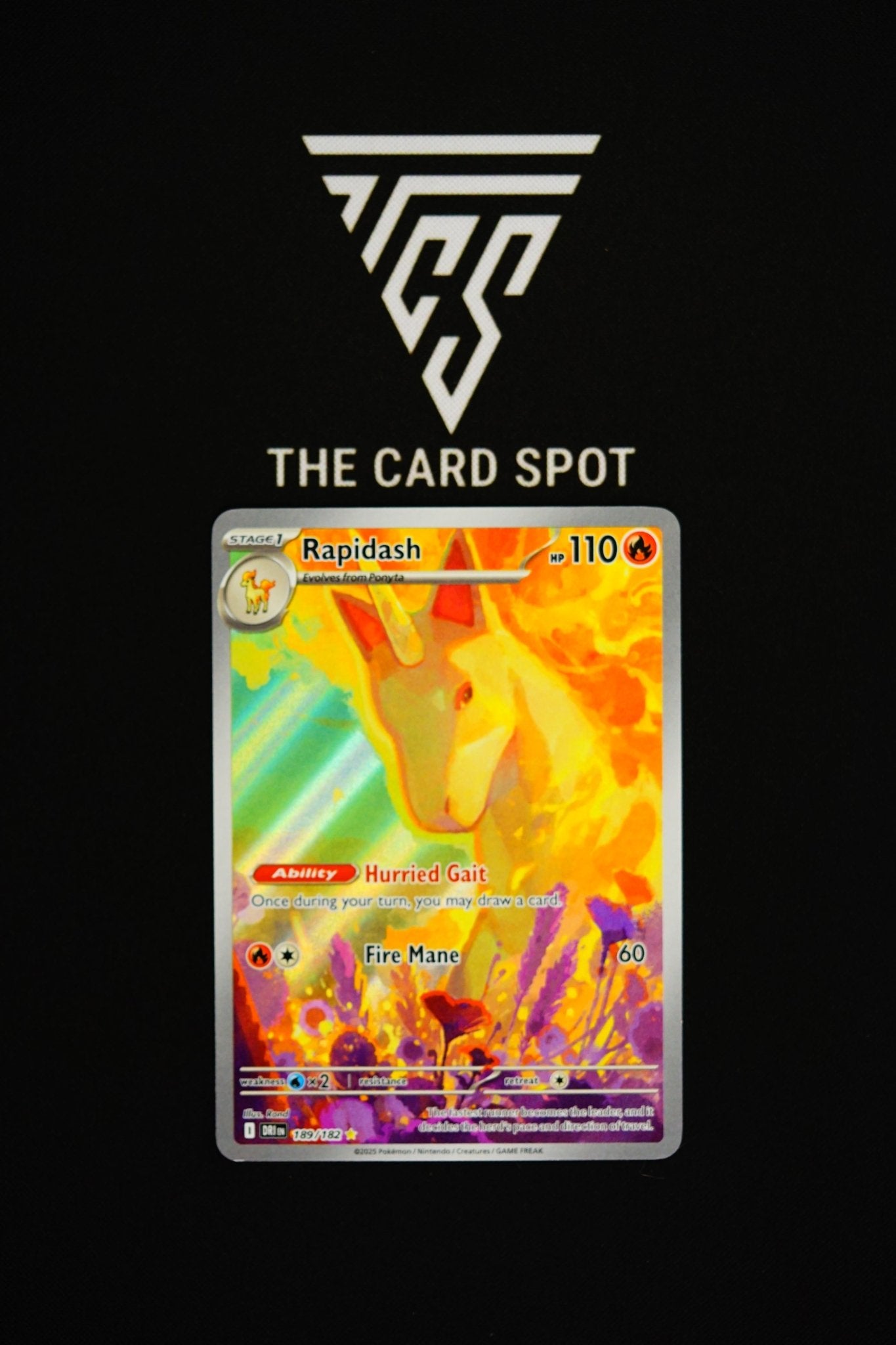 189/182 Rapidash - Pokemon TCG - THE CARD SPOT PTY LTD.