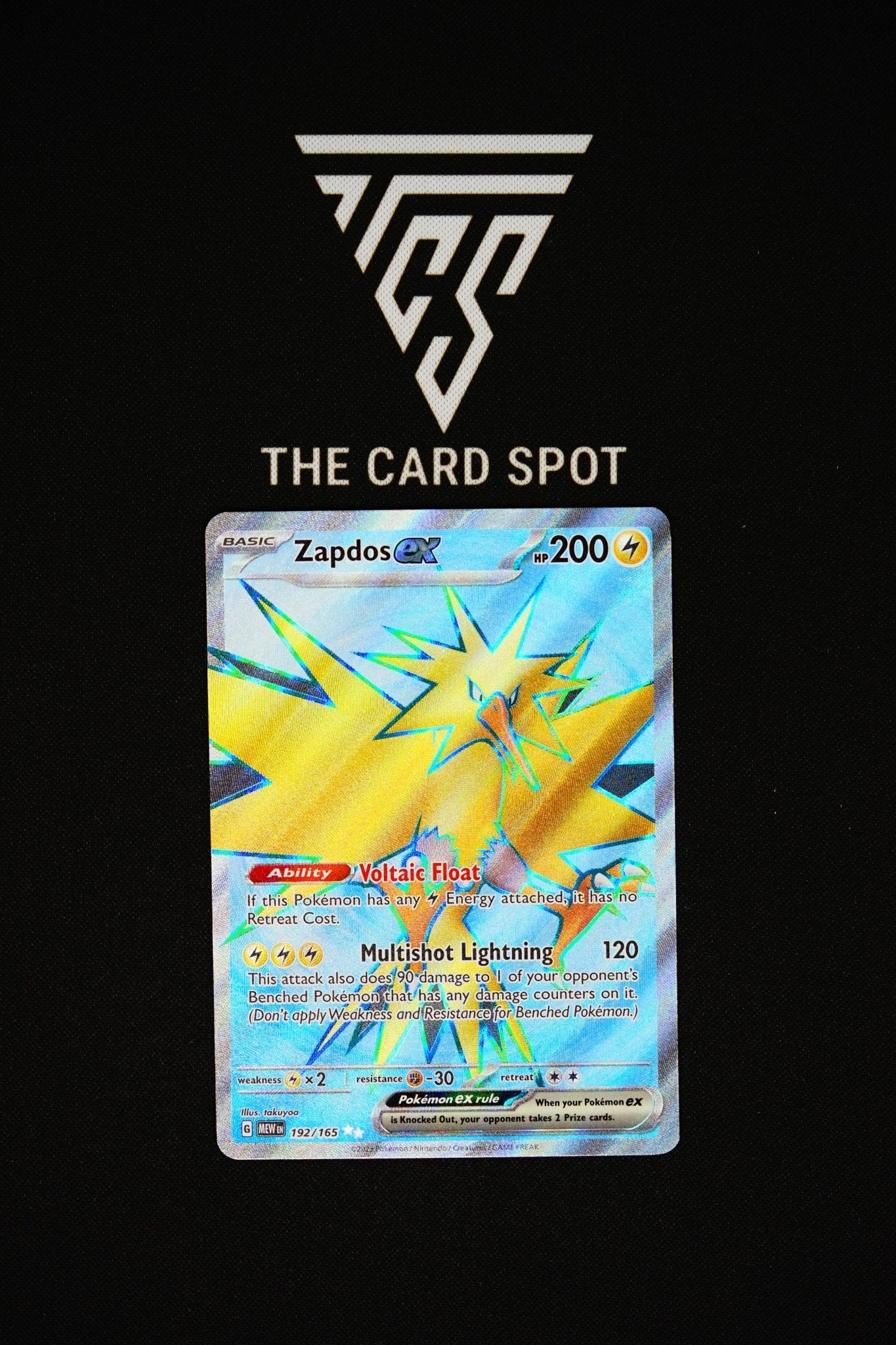 192/165 - Zapdos - Pokemon TCG - THE CARD SPOT PTY LTD.