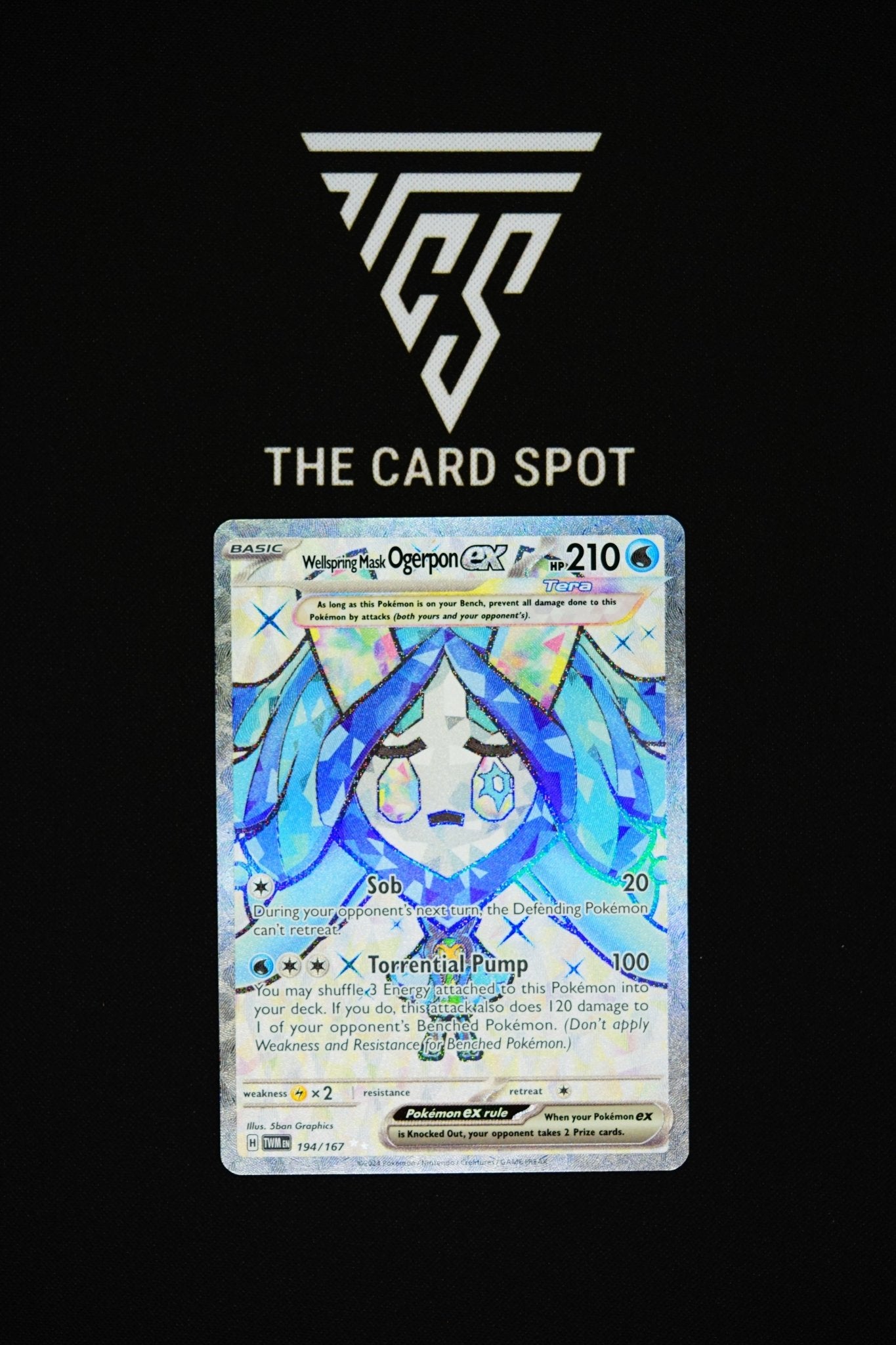 194/167 - Wellspring Mask Ogerpon EX - Pokemon TCG - THE CARD SPOT PTY LTD.