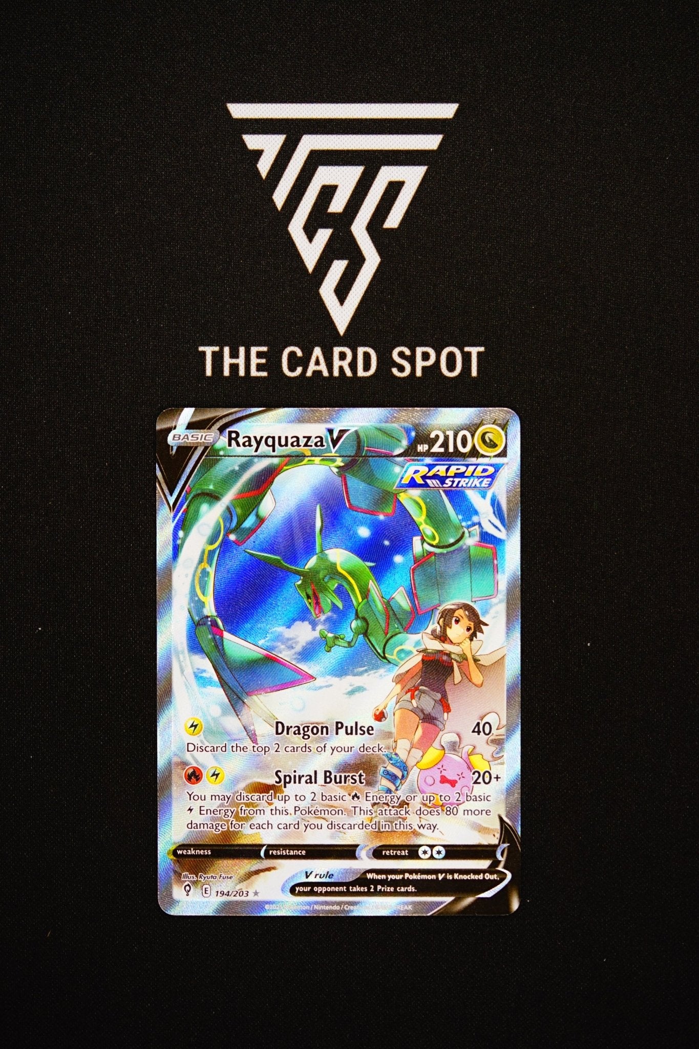 194/203 - Rayquaza V - Pokemon TCG - THE CARD SPOT PTY LTD.