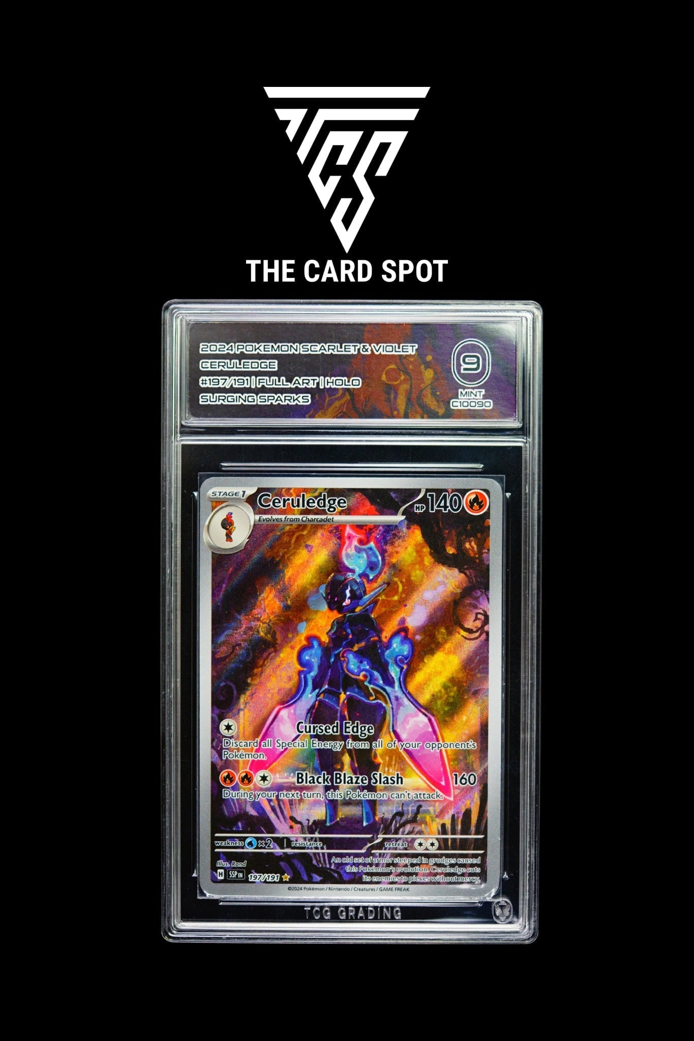 197/191 Ceruledge TCG 9 - Pokemon TCG - THE CARD SPOT PTY LTD.