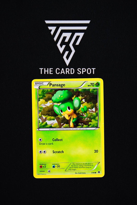 1/98 Pansage - Pokemon TCG - THE CARD SPOT PTY LTD.