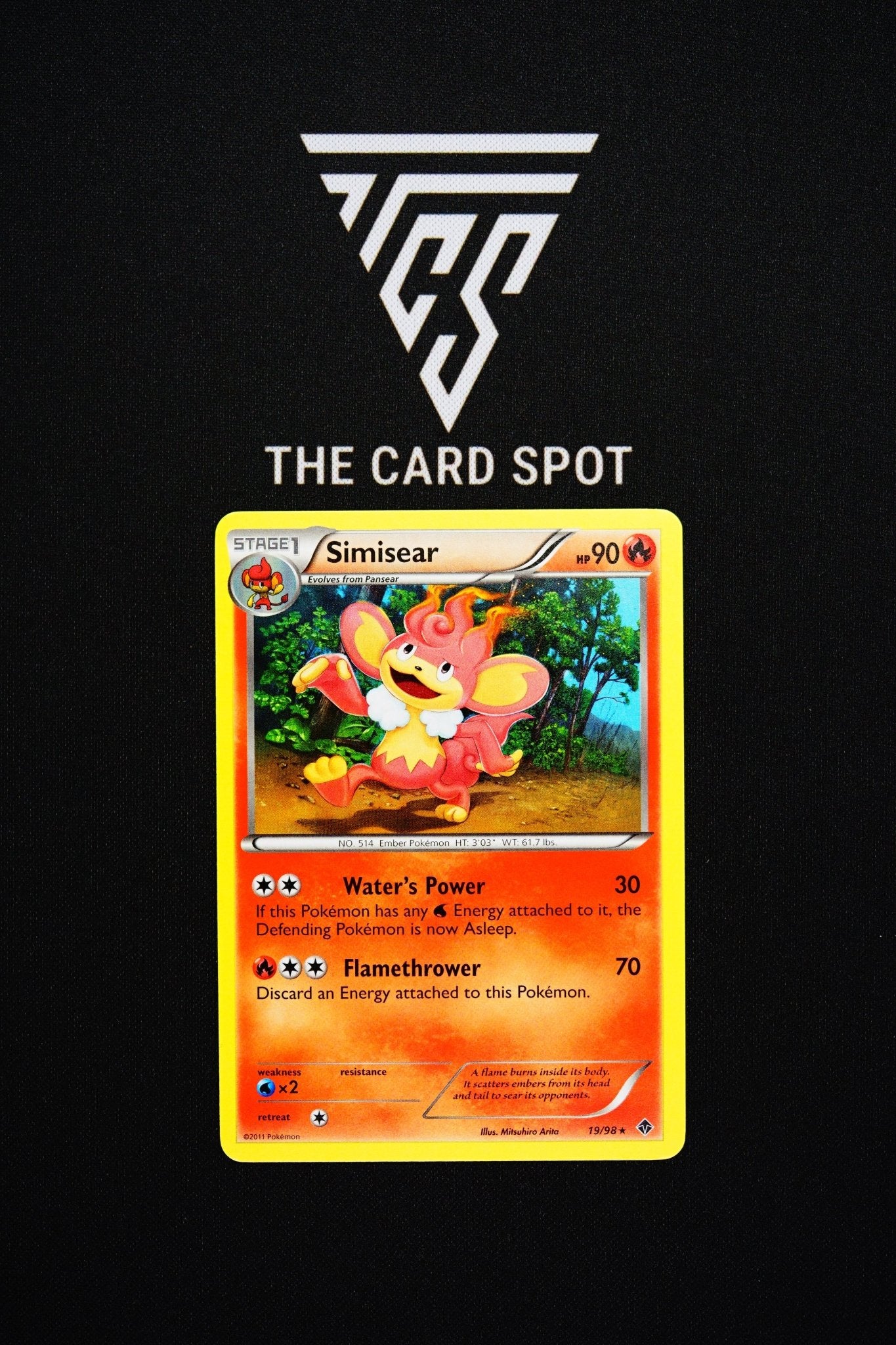 19/98 Simisear - Pokemon TCG - THE CARD SPOT PTY LTD.