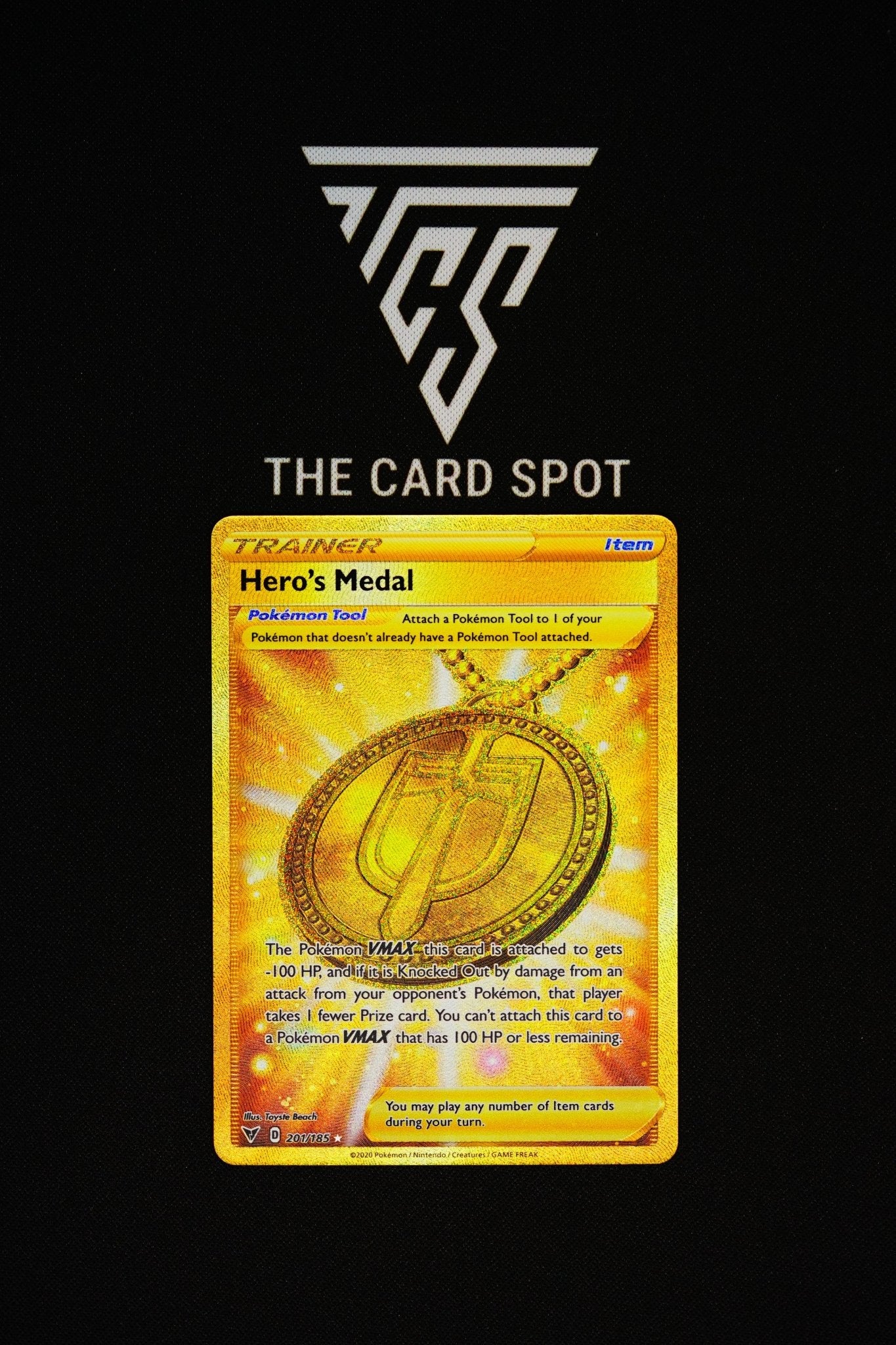 201/185 - Hero's Medal - Pokemon TCG - THE CARD SPOT PTY LTD.