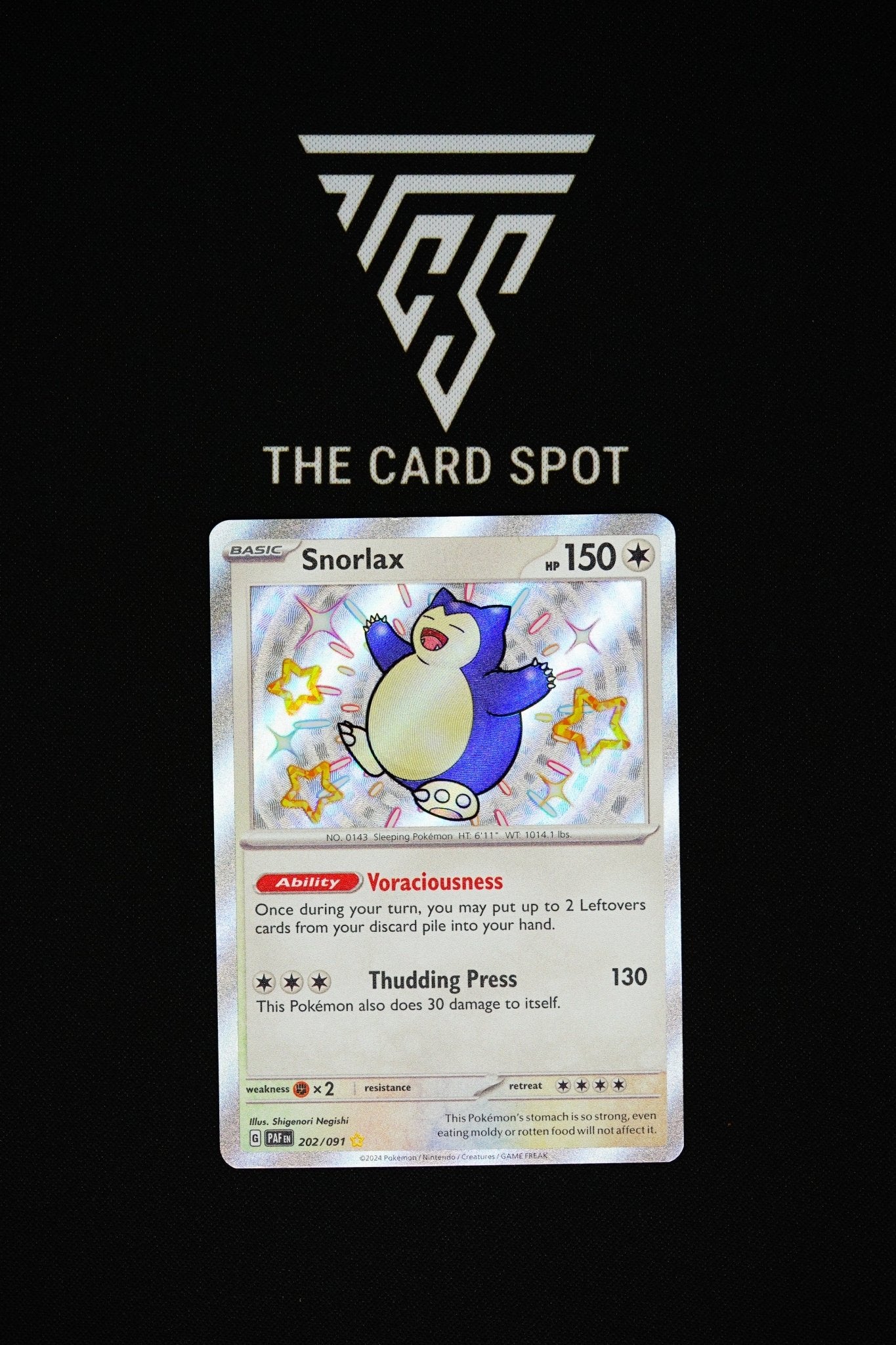 202/091 - Snorlax - Pokemon TCG - THE CARD SPOT PTY LTD.