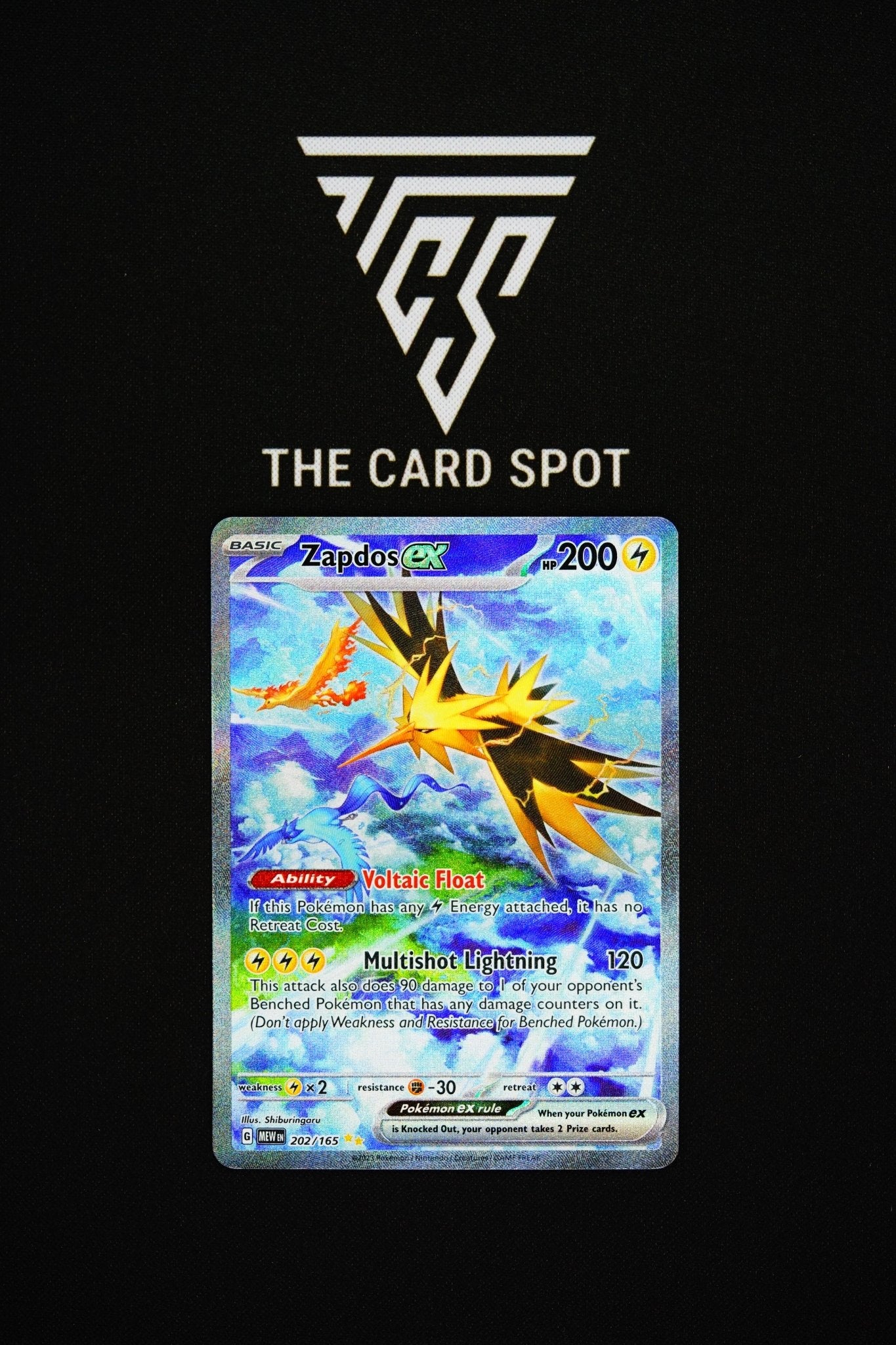 202/165 Zapdos Ex - Pokemon TCG - THE CARD SPOT PTY LTD.