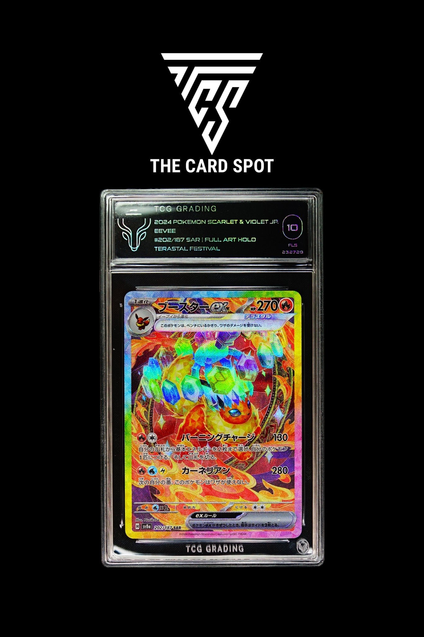 202/187 Flareon EX TCG 10 - Pokemon TCG - THE CARD SPOT PTY LTD.