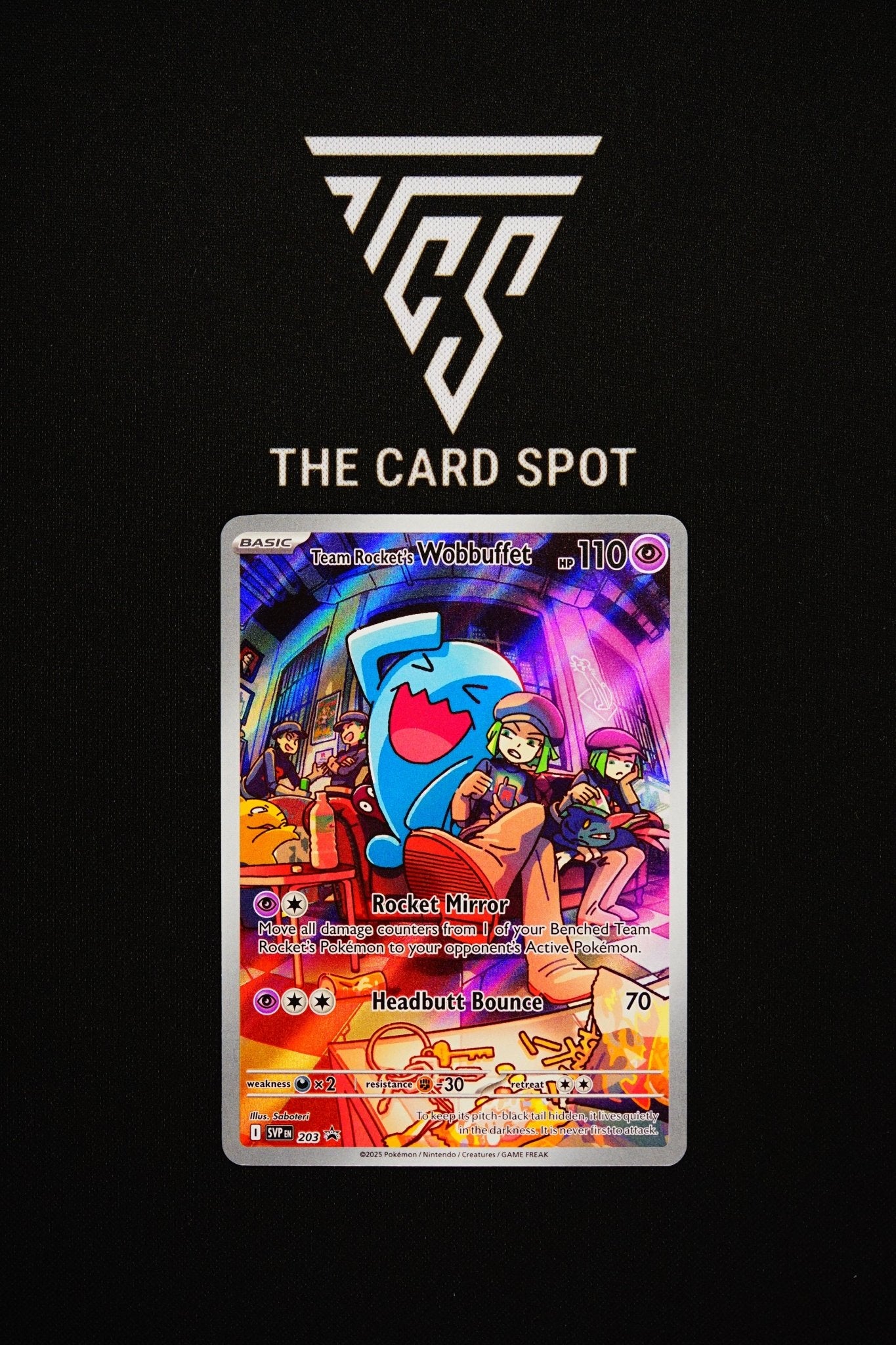203 Team Rockets Wobbuffet - Pokemon TCG - THE CARD SPOT PTY LTD.