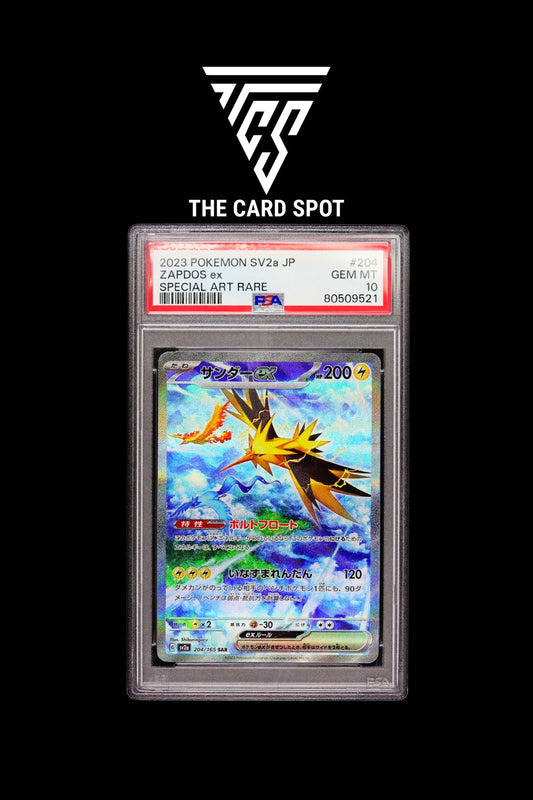 204/165 Zapdos PSA 10 - Pokemon TCG - THE CARD SPOT PTY LTD.