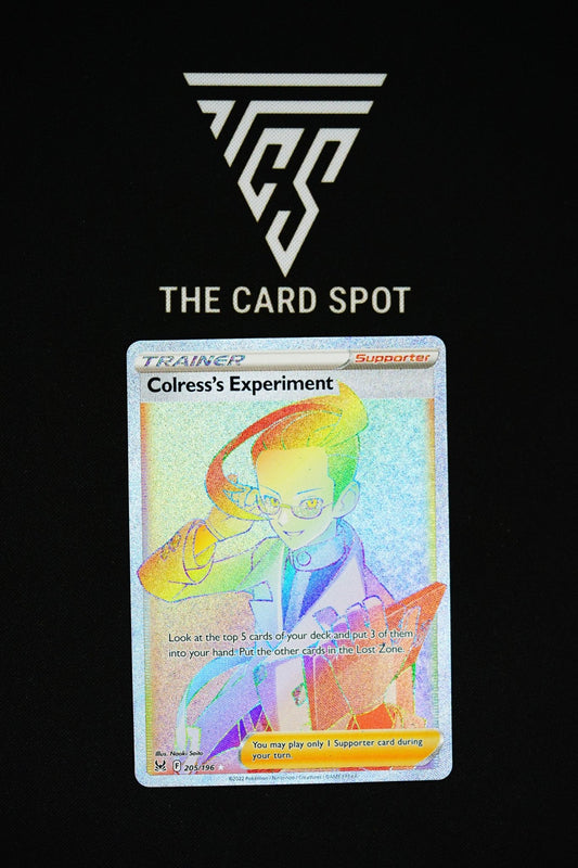 205/196 Colress's Experiment - Pokemon - THE CARD SPOT PTY LTD.Pokemon Raw CardsPokémon