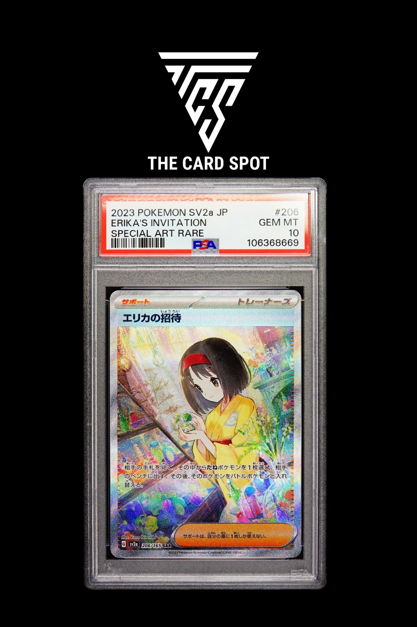 206/165 Erika's Invitation PSA 10 - Pokemon TCG - THE CARD SPOT PTY LTD.