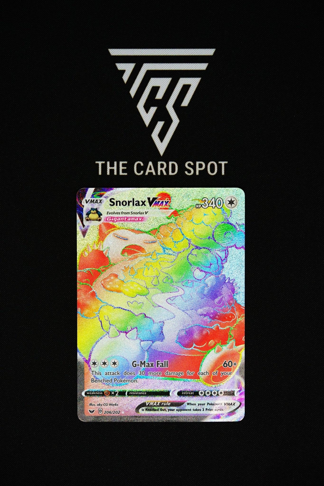 206/202 - Snorlax VMAX - Pokemon TCG - THE CARD SPOT PTY LTD.