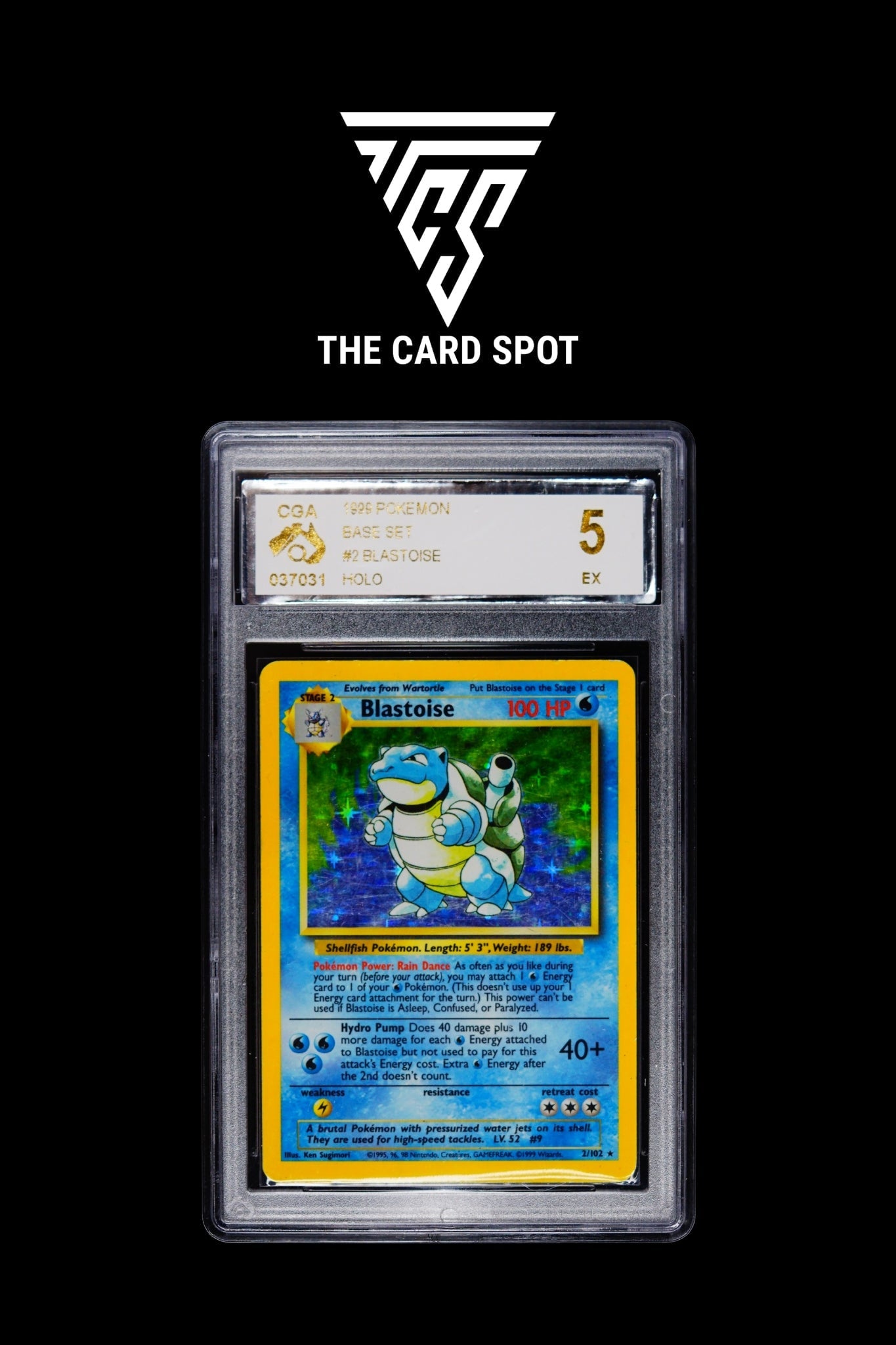 2/102 Blastoise CGA 5 - Pokemon TCG - THE CARD SPOT PTY LTD.
