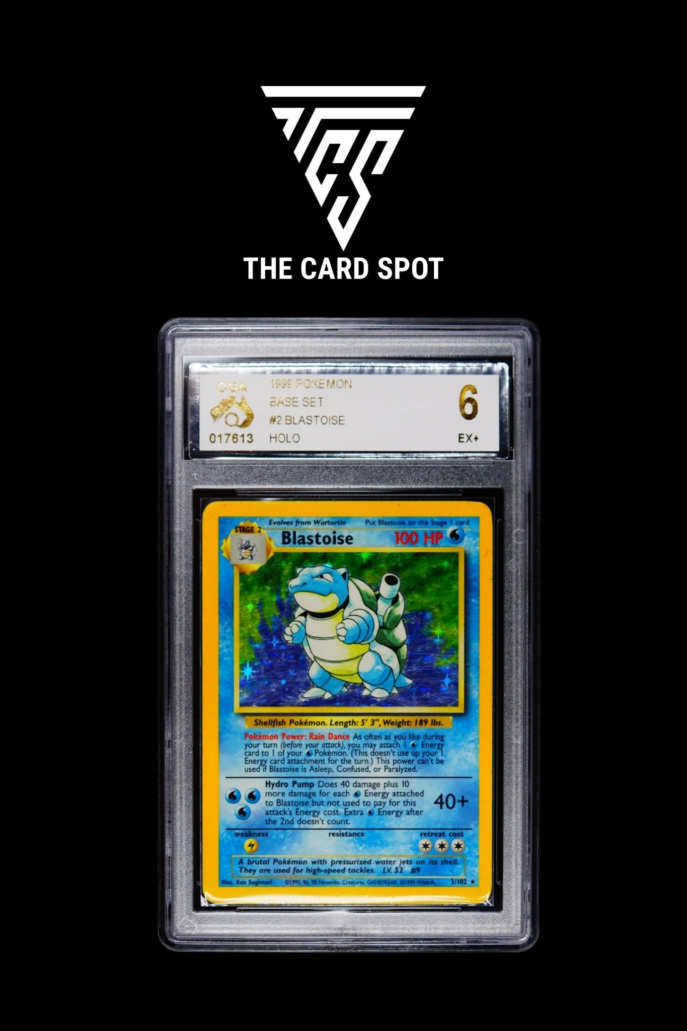 2/102 Blastoise CGA 6 - Pokemon TCG - THE CARD SPOT PTY LTD.