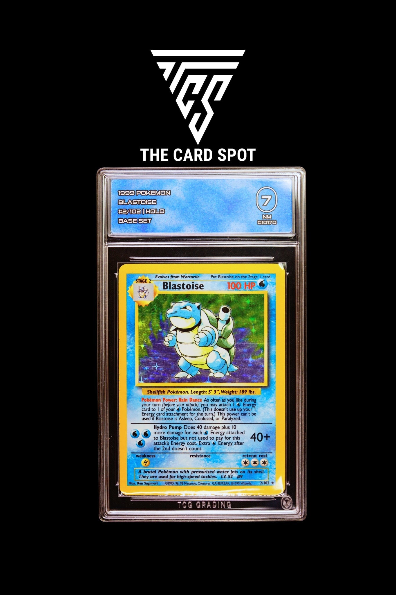 2/102 Blastoise TCG 7 - Pokemon TCG - THE CARD SPOT PTY LTD.