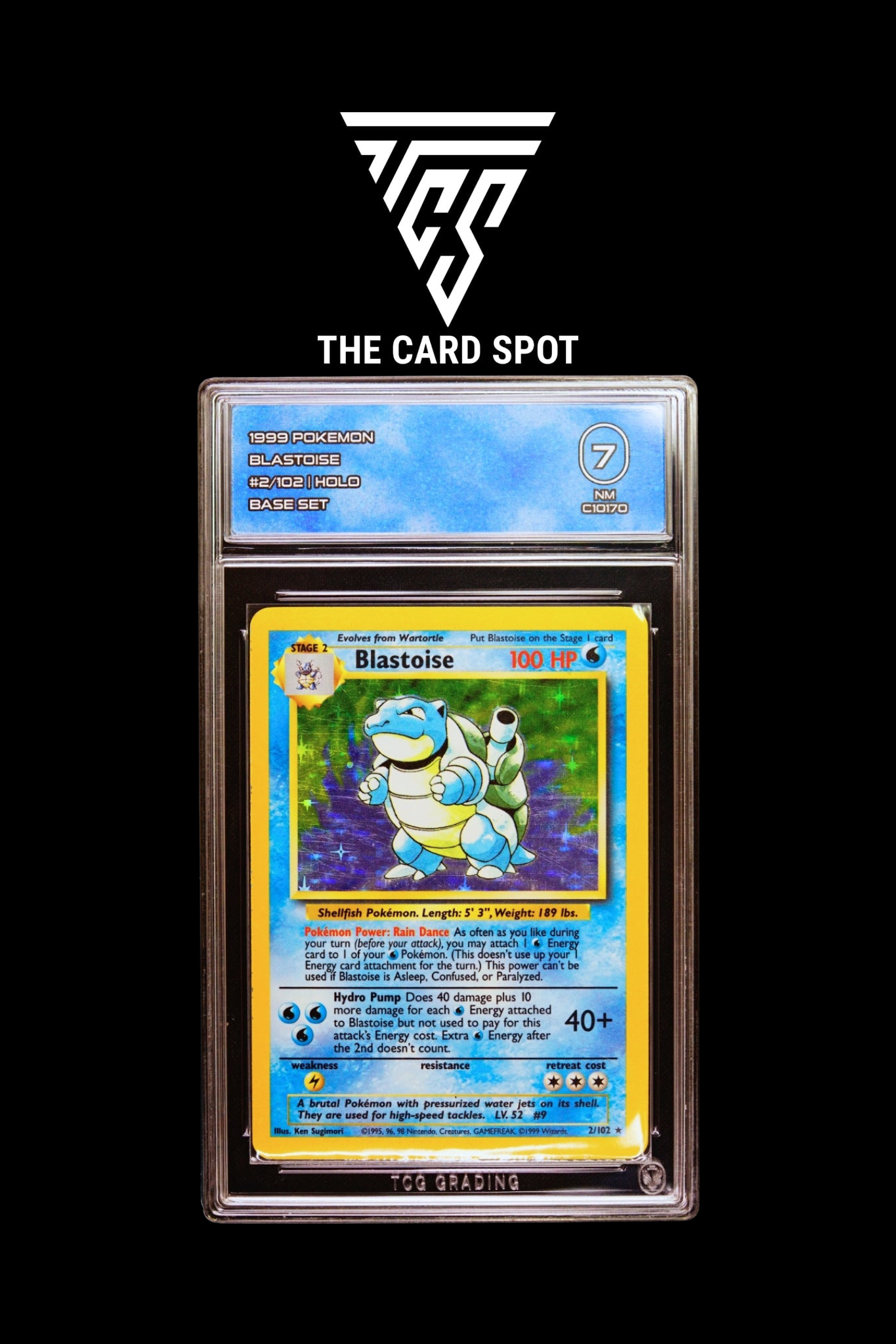2/102 Blastoise TCG 7 - Pokemon TCG - THE CARD SPOT PTY LTD.