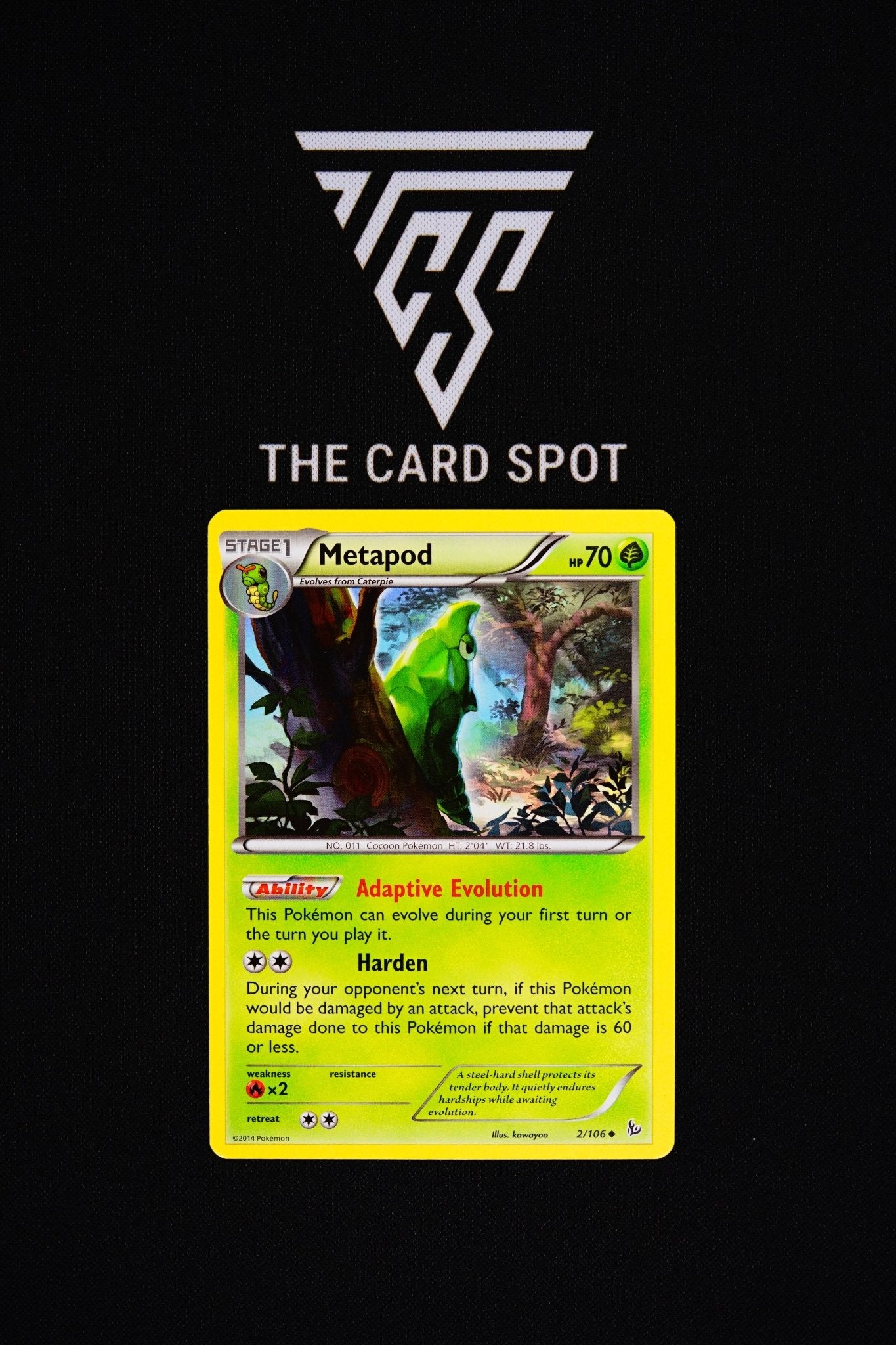 2/106 Metapod - Pokemon TCG - THE CARD SPOT PTY LTD.