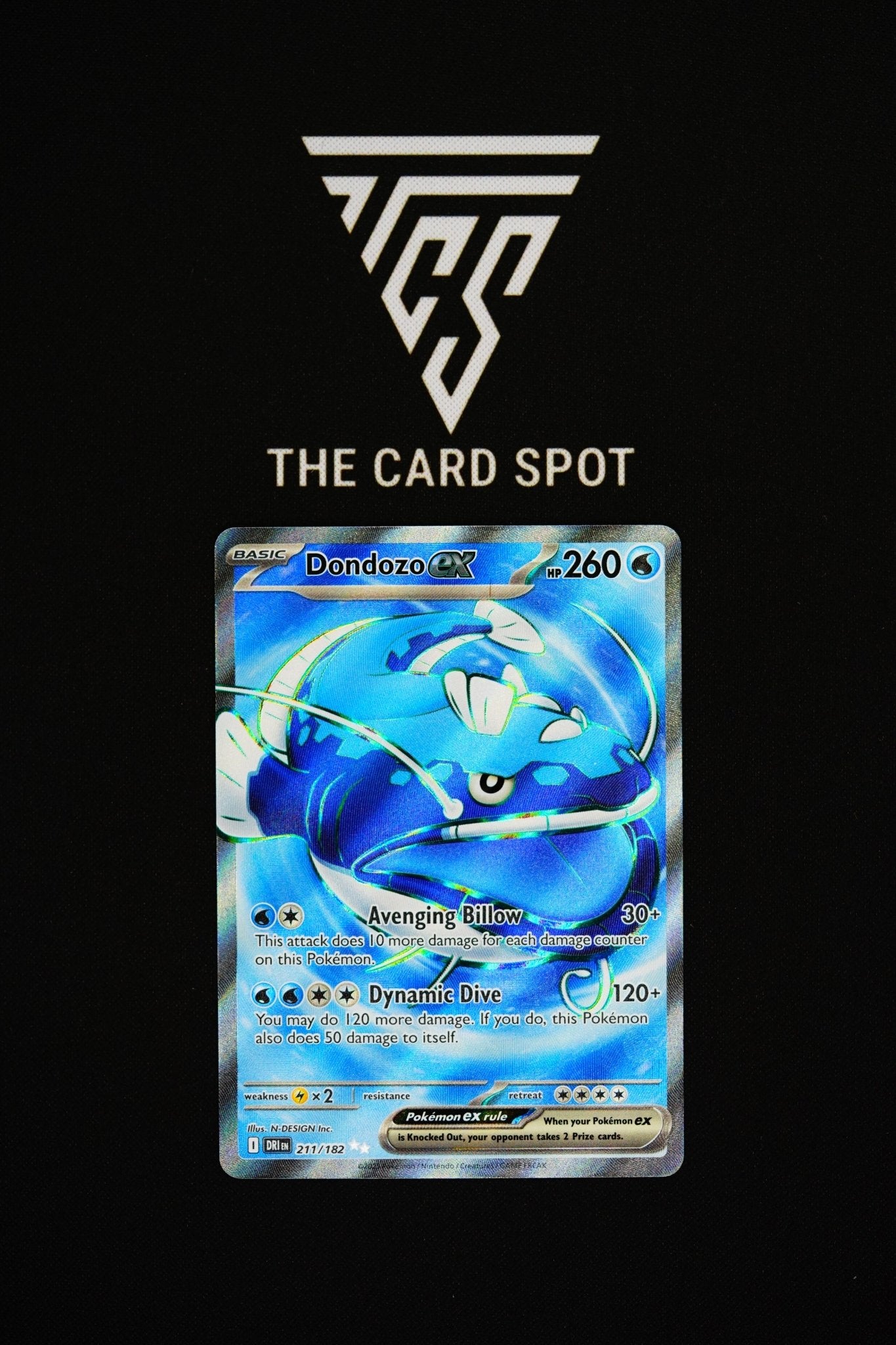 211/182 Dondozo Ex - Pokemon TCG - THE CARD SPOT PTY LTD.