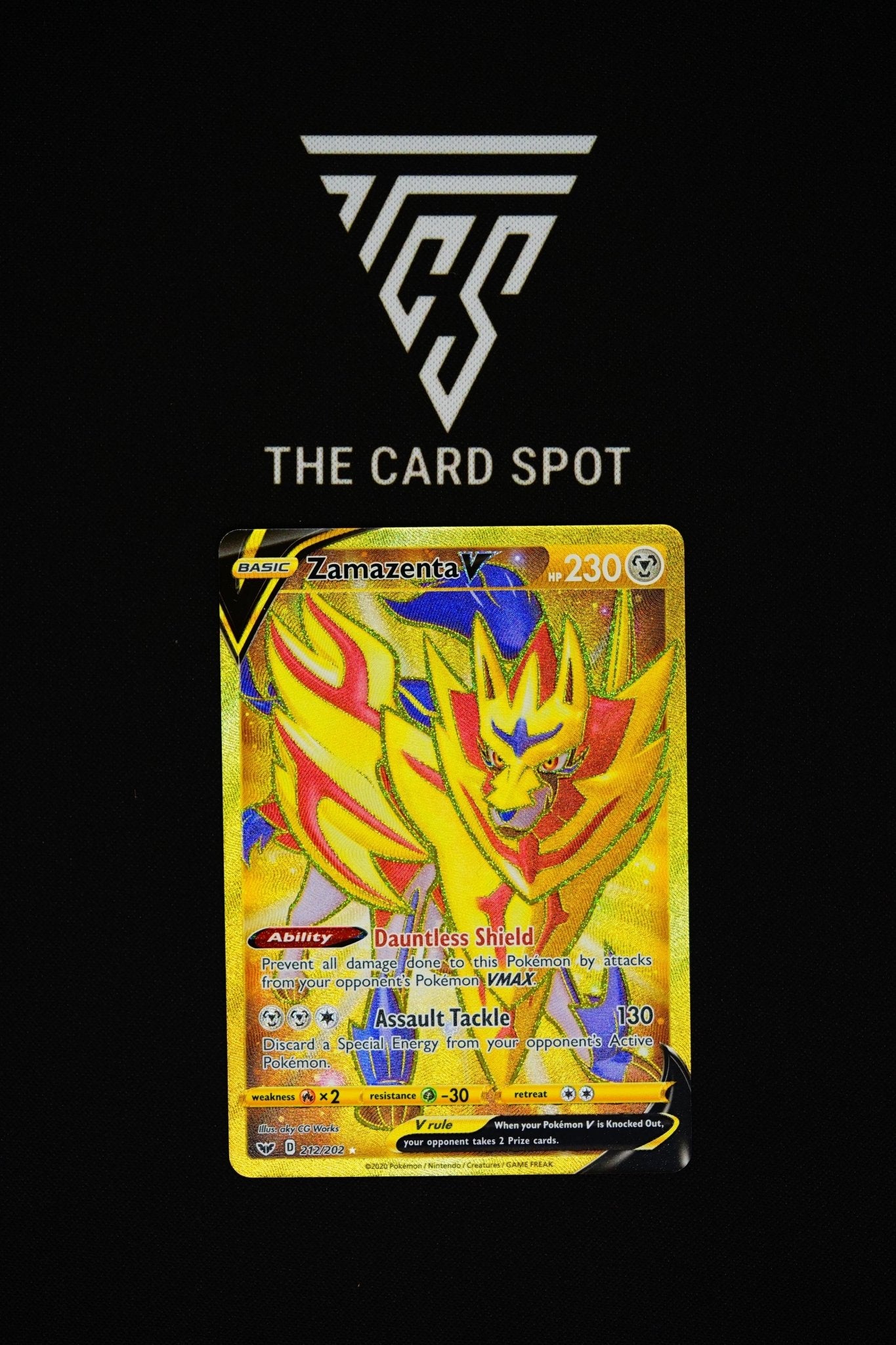 212/202 - Zamazenta V - Pokemon TCG - THE CARD SPOT PTY LTD.