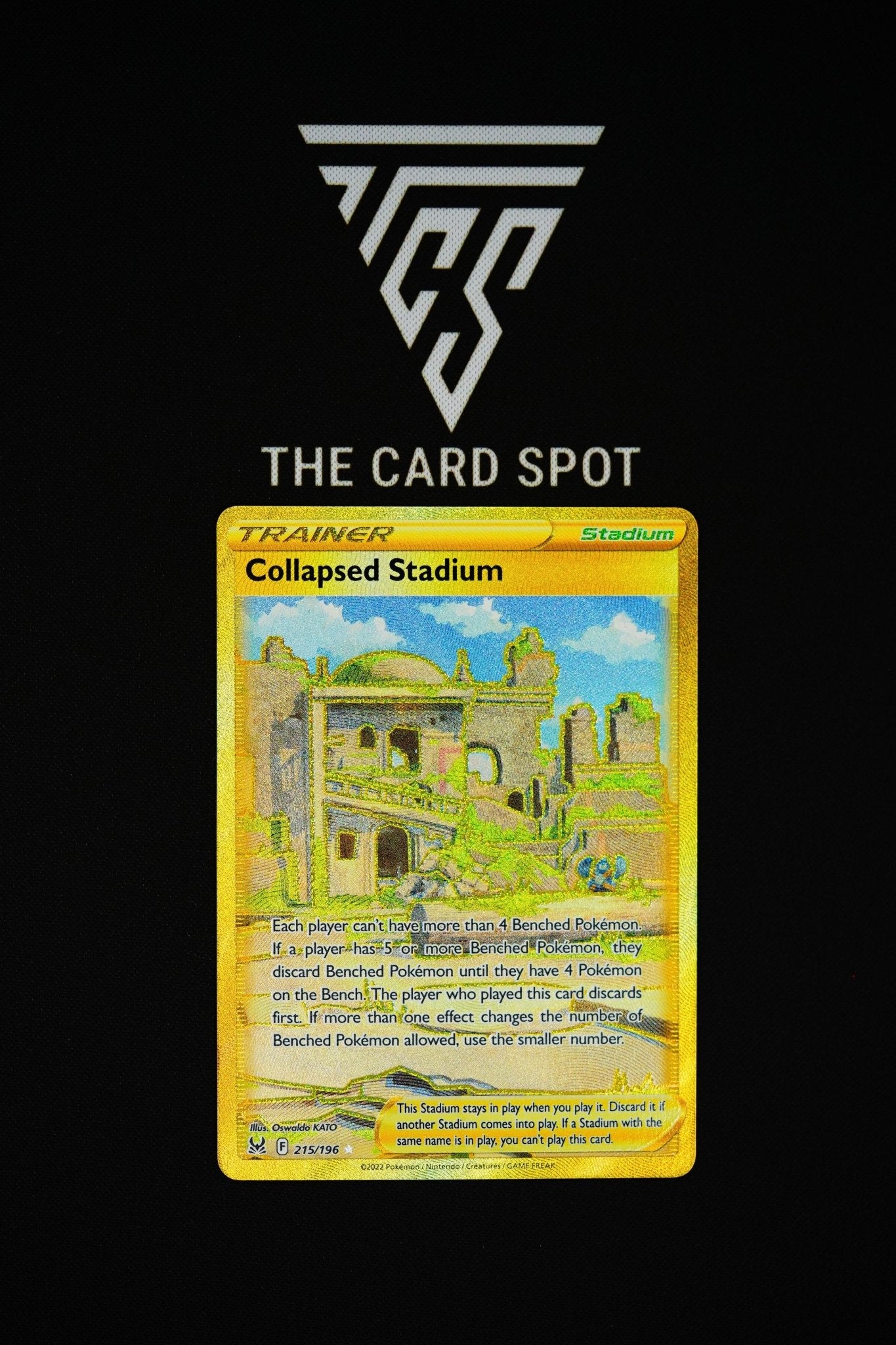 215/196 Collapsed Stadium - Lost origin Pokemon TCG - THE CARD SPOT PTY LTD.