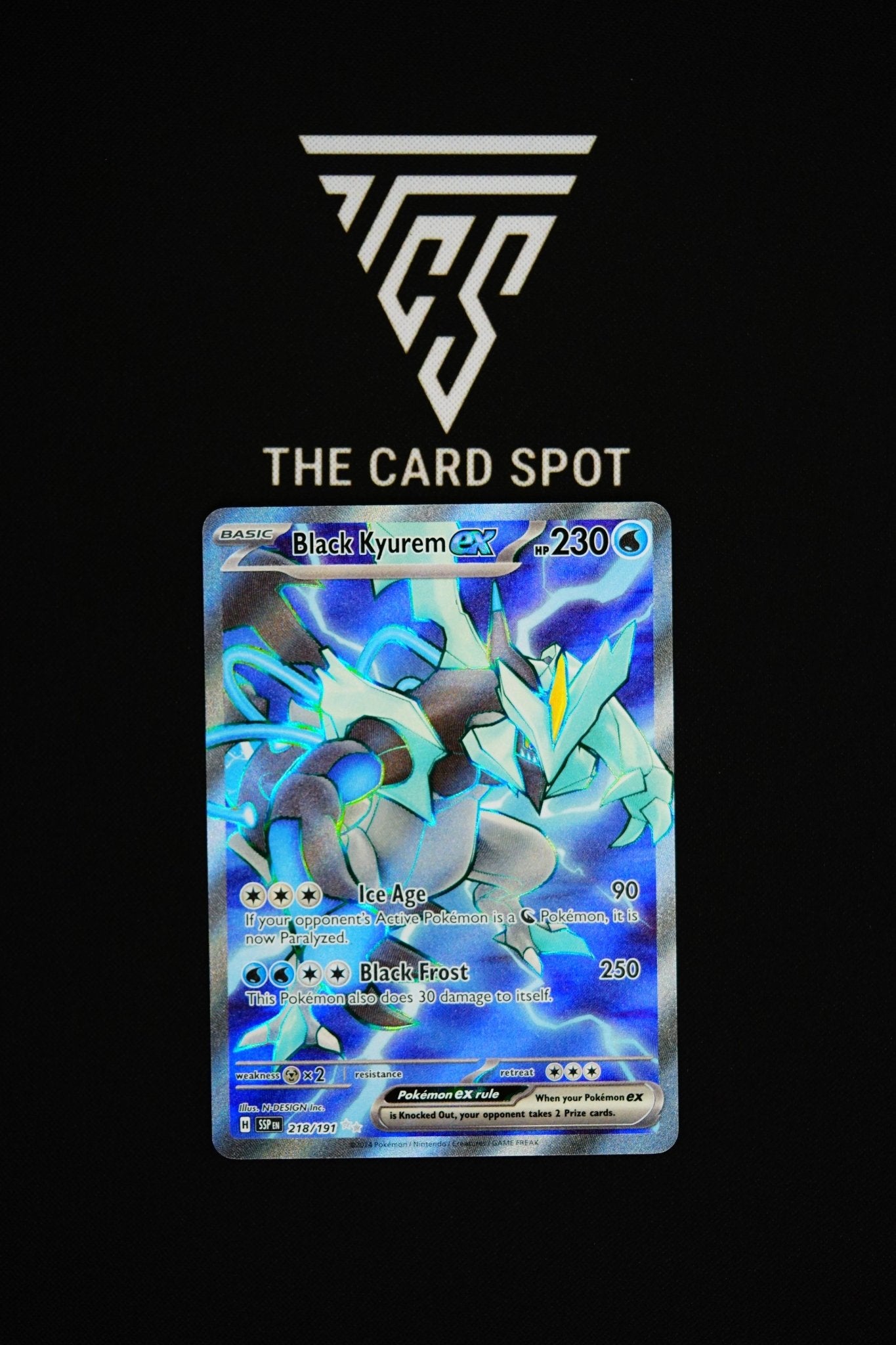 218/191 Black Kyurem EX - Pokemon TCG - THE CARD SPOT PTY LTD.