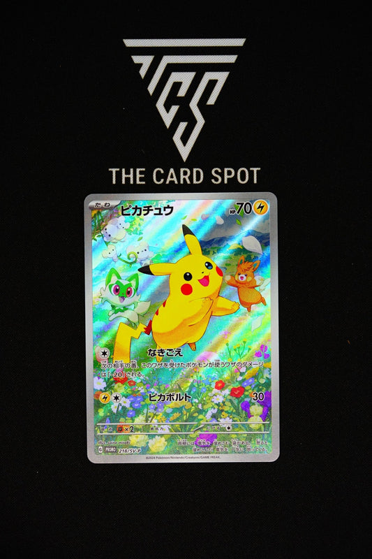 218/SV - P - Pikachu - Pokemon TCG - THE CARD SPOT PTY LTD.