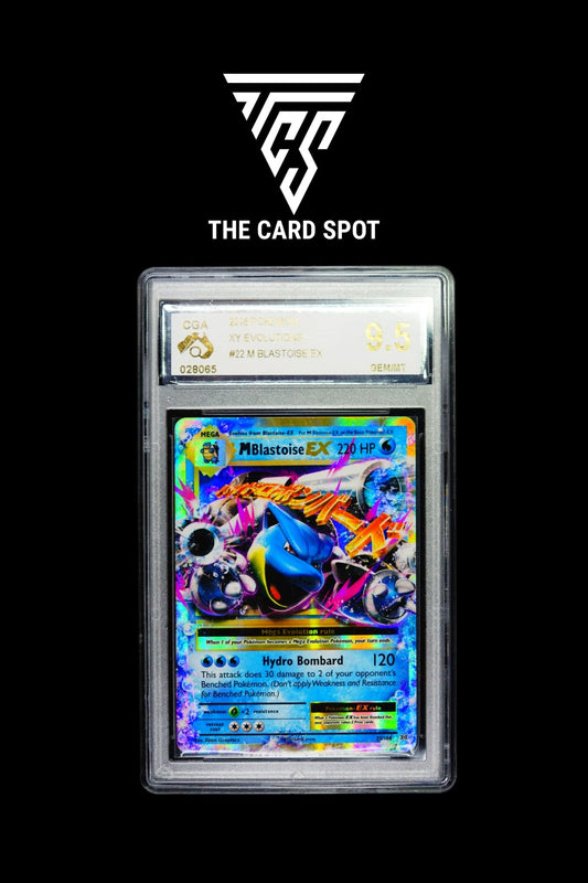 22/108 M Blastoise EX CGA 9.5 - Pokemon TCG - THE CARD SPOT PTY LTD.