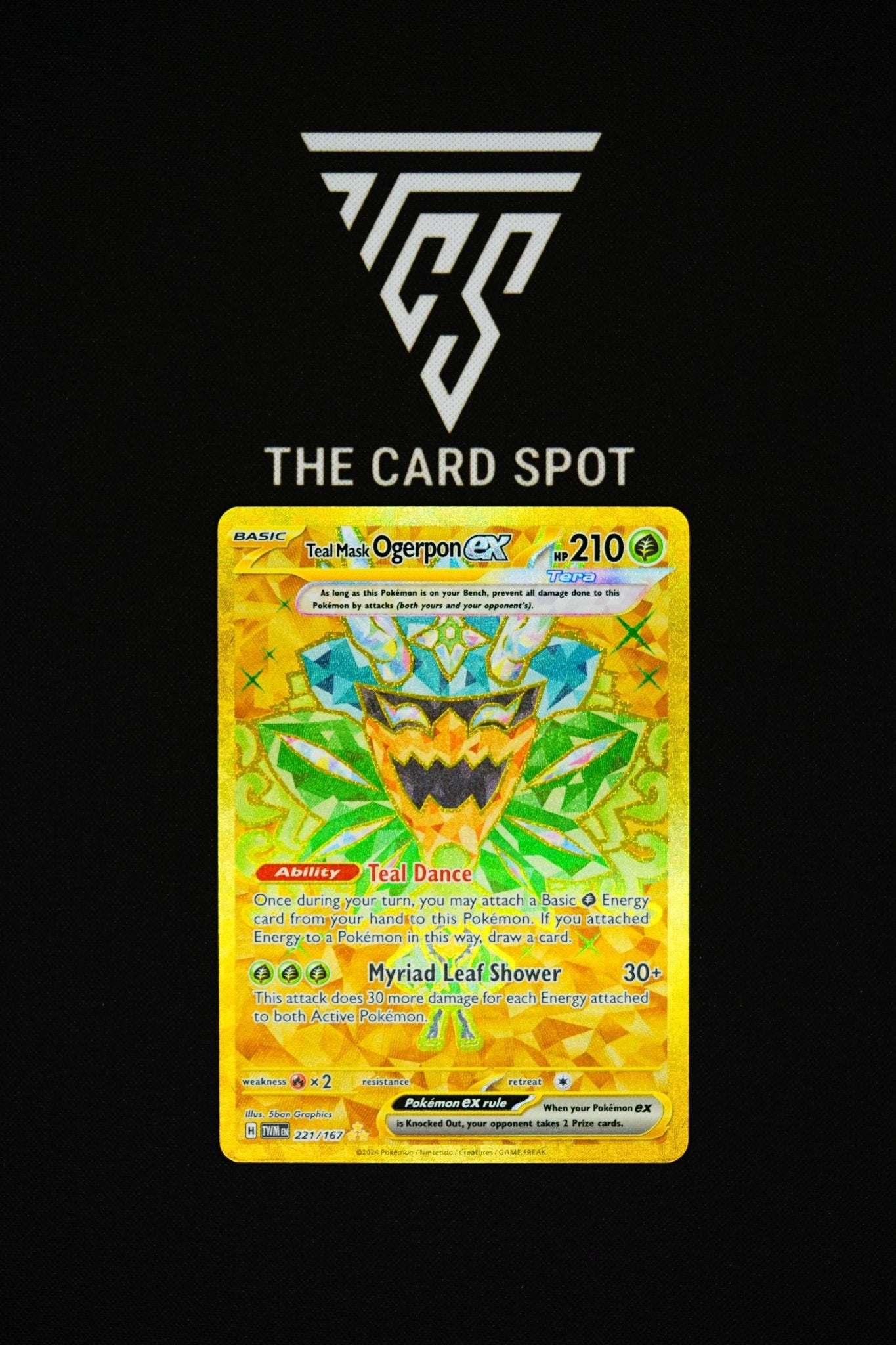 221/167 - Teal Mask Ogerpon EX - Pokemon TCG - THE CARD SPOT PTY LTD.