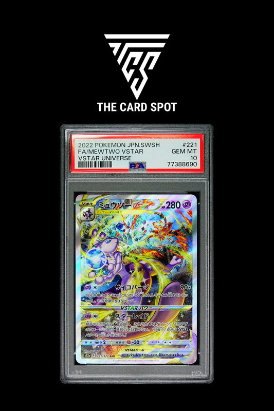 221/172 - Mewtwo Vstar PSA 10 - Pokemon TCG - THE CARD SPOT PTY LTD.