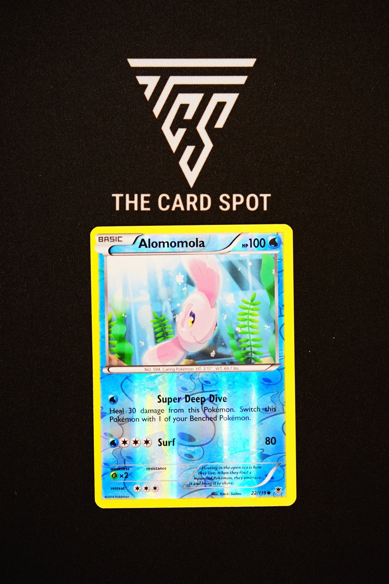 22/119 - Alomomola Reverse Holo - Pokemon TCG - THE CARD SPOT PTY LTD.