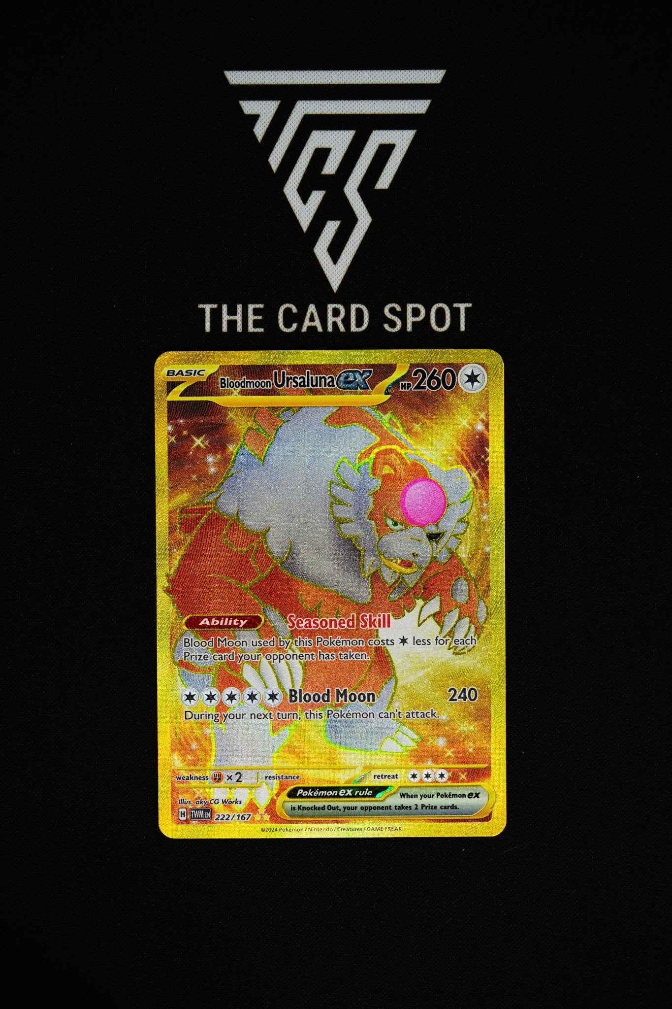 222/167 - Bloodmoon Ursulana ex - Pokemon TCG - THE CARD SPOT PTY LTD.