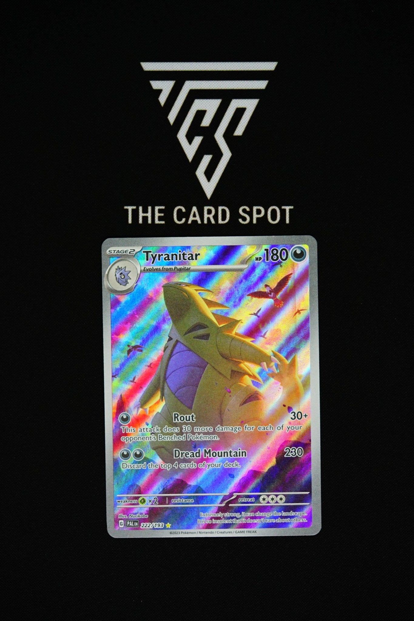 222/193 - Tyranitar - Pokemon TCG - THE CARD SPOT PTY LTD.