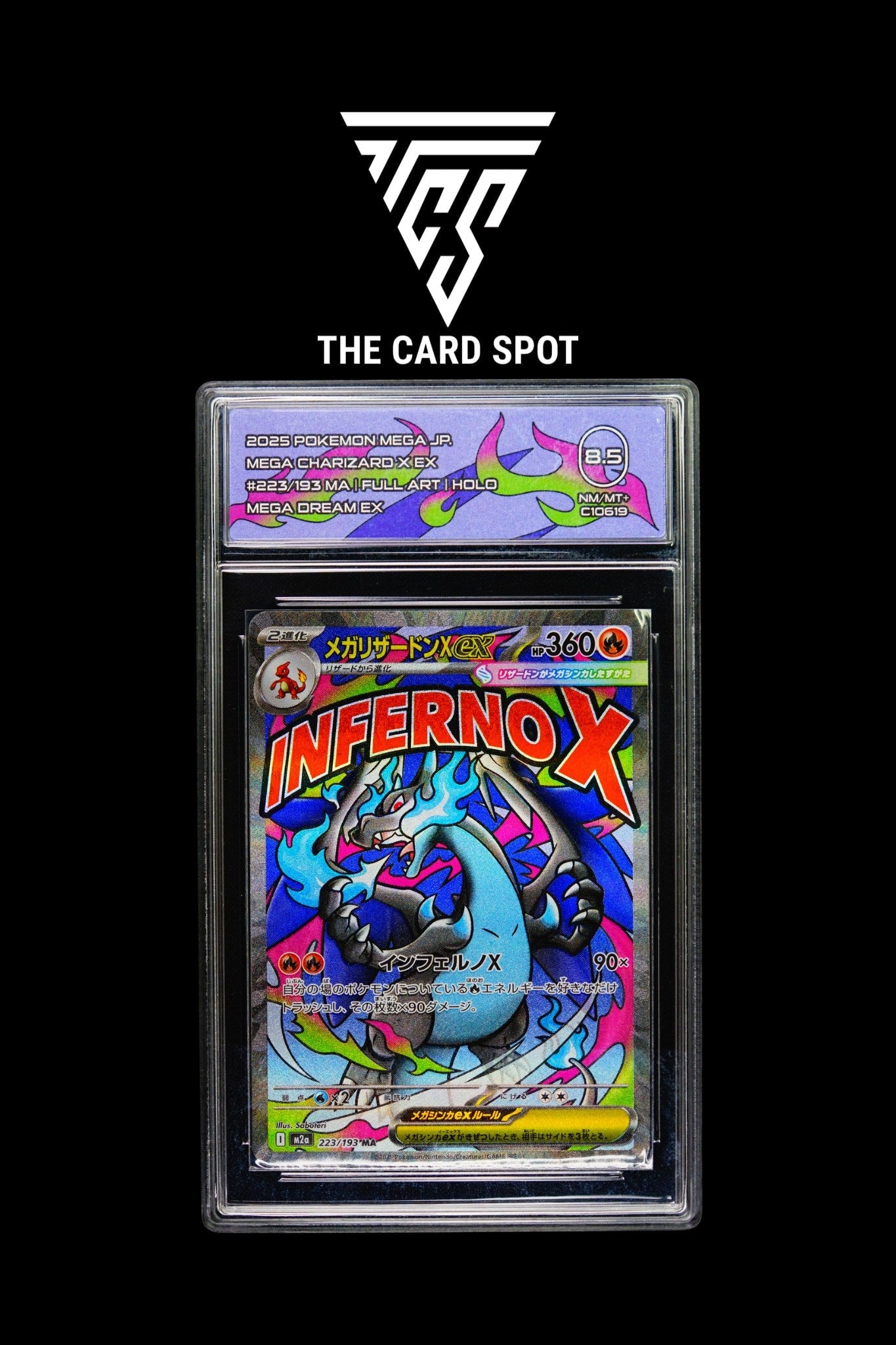 223/193 Mega Charizard X TCG 8.5 - Pokemon TCG - THE CARD SPOT PTY LTD.