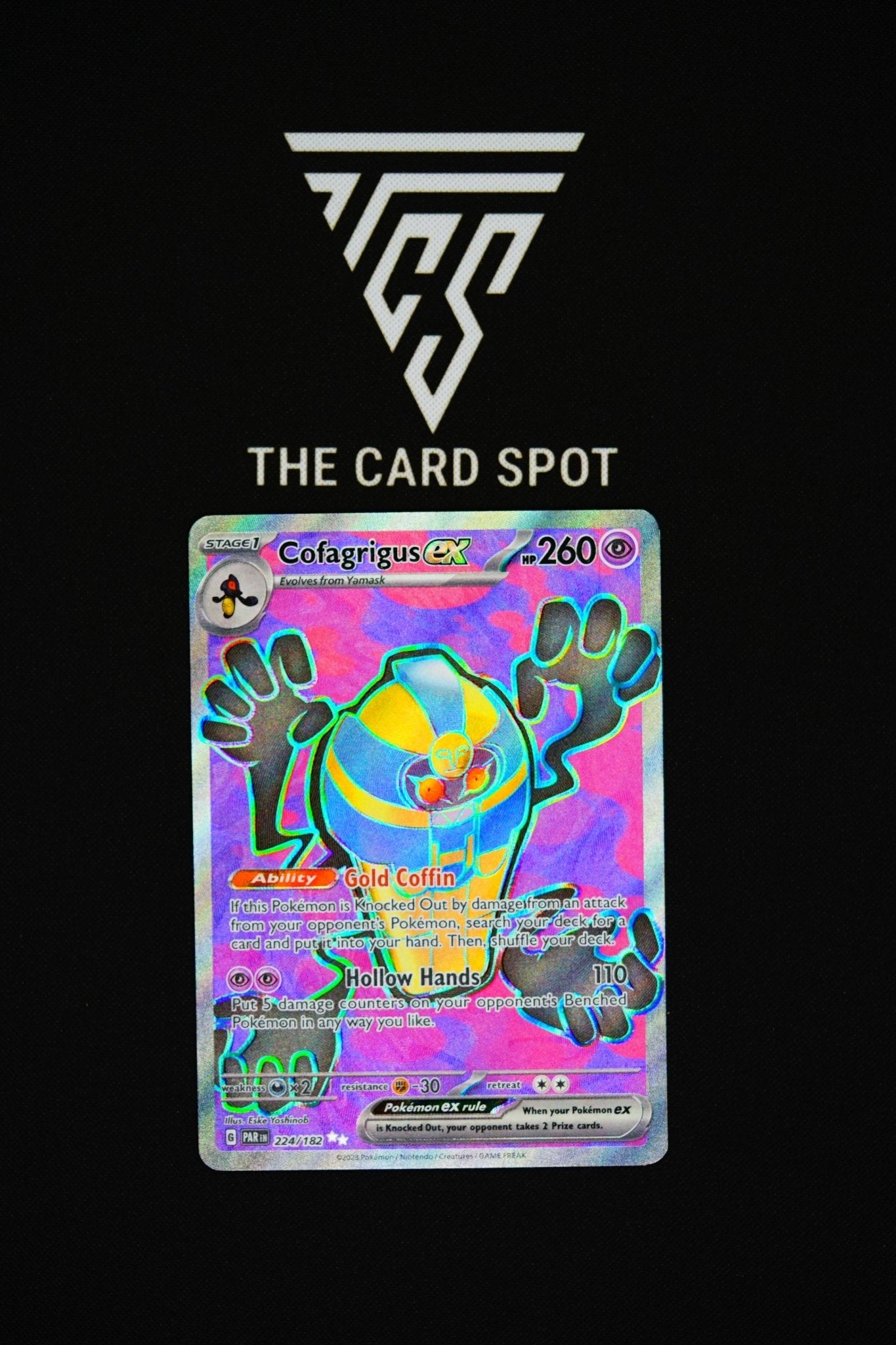 224/182 - Cofagrigus EX - Pokemon TCG - THE CARD SPOT PTY LTD.