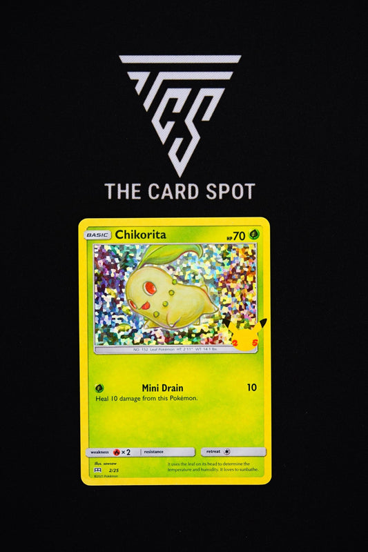 2/25 - Chikorita Holo - Pokemon TCG - THE CARD SPOT PTY LTD.