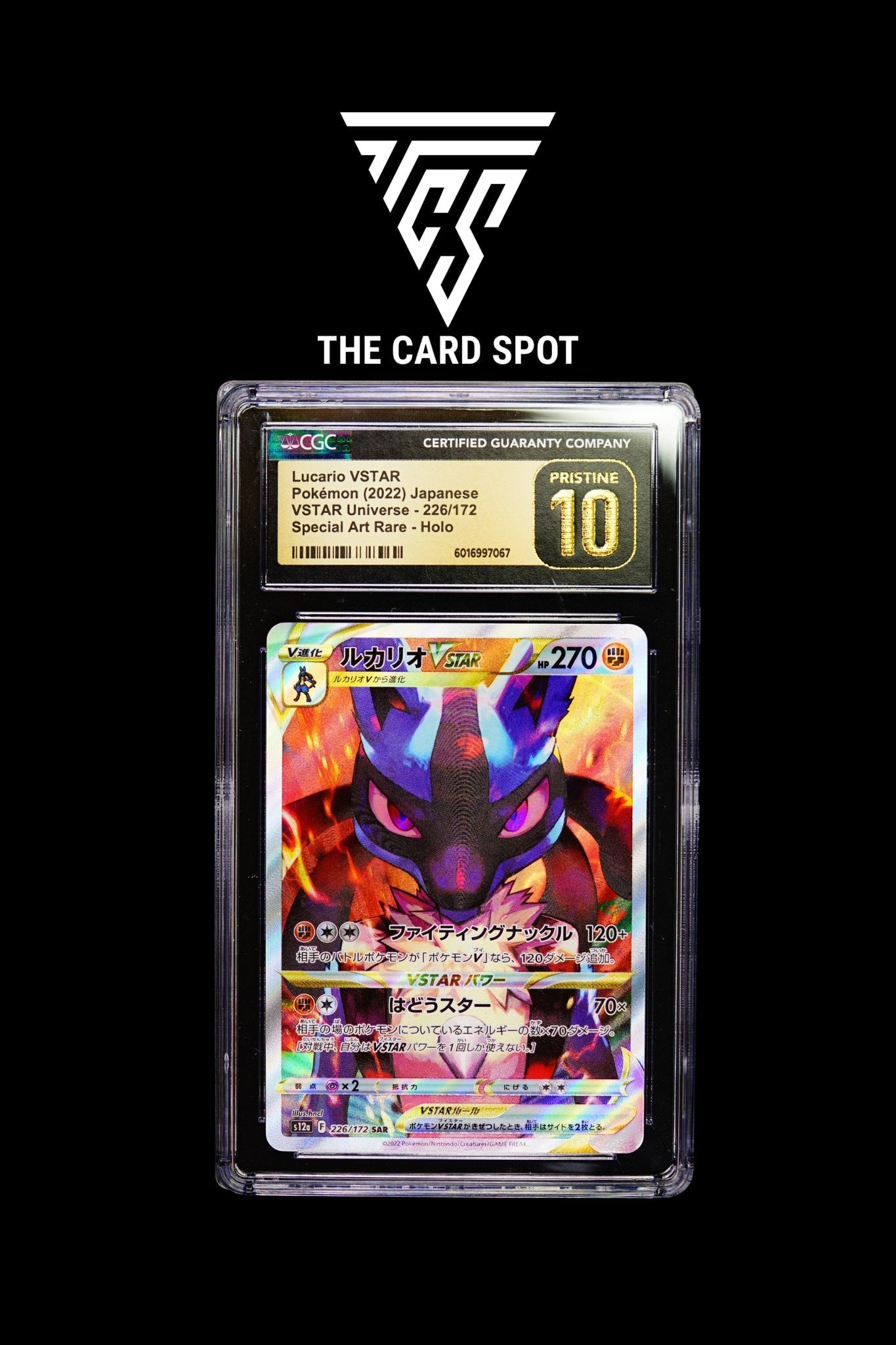 226/172 Lucario Vstar CGC 10 - Pokemon TCG - THE CARD SPOT PTY LTD.