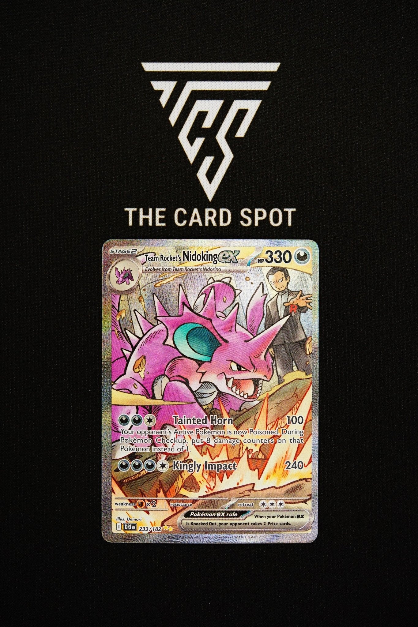 233/182 Team Rocket's Nidoking Ex - Pokemon TCG - THE CARD SPOT PTY LTD.