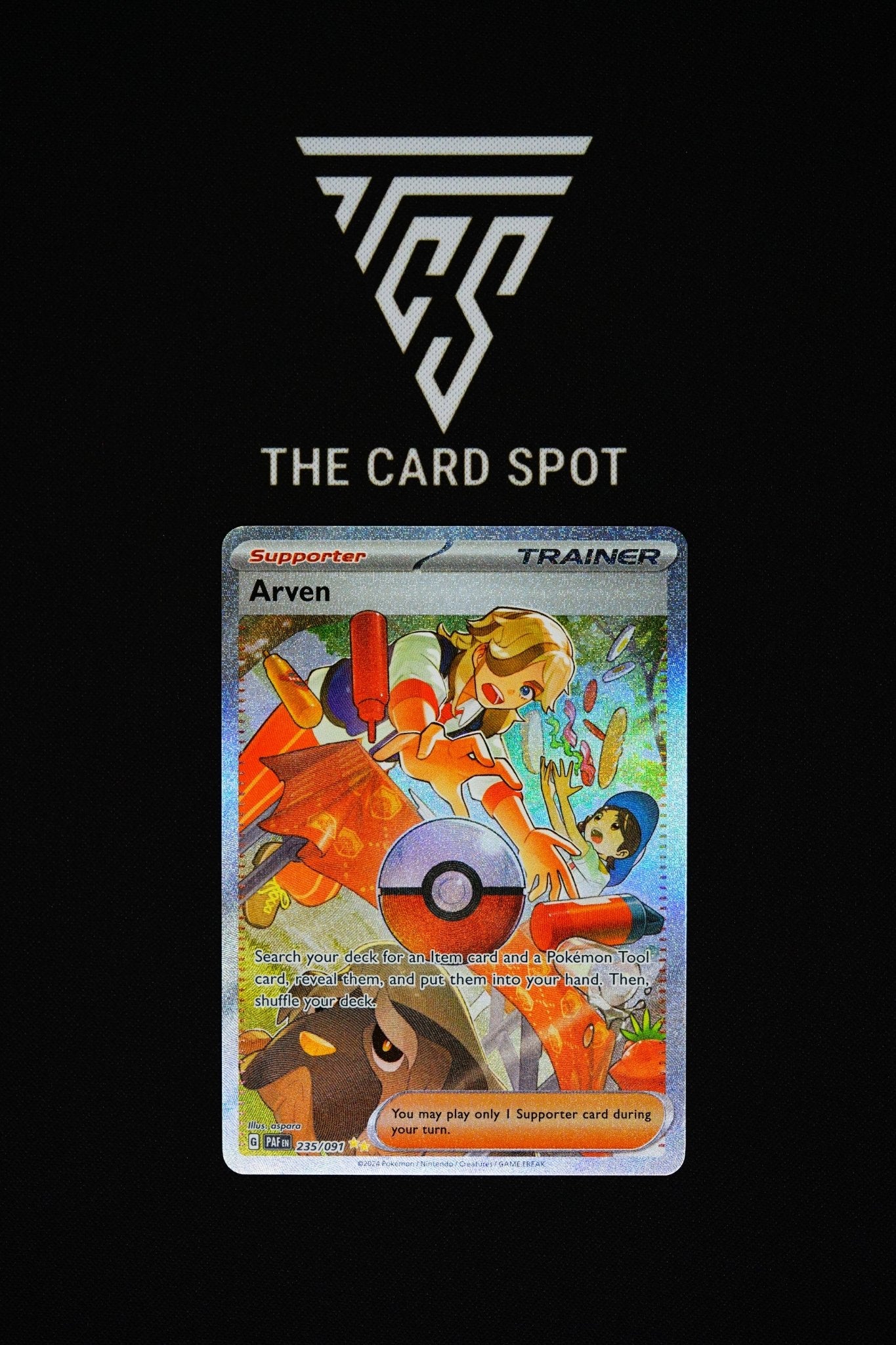 235/091 - Arven - Pokemon TCG - THE CARD SPOT PTY LTD.