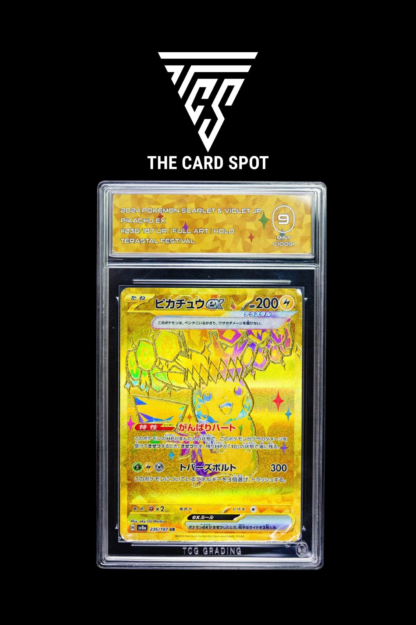 236/187 Pikachu Ex TCG 9 - Pokemon TCG - THE CARD SPOT PTY LTD.