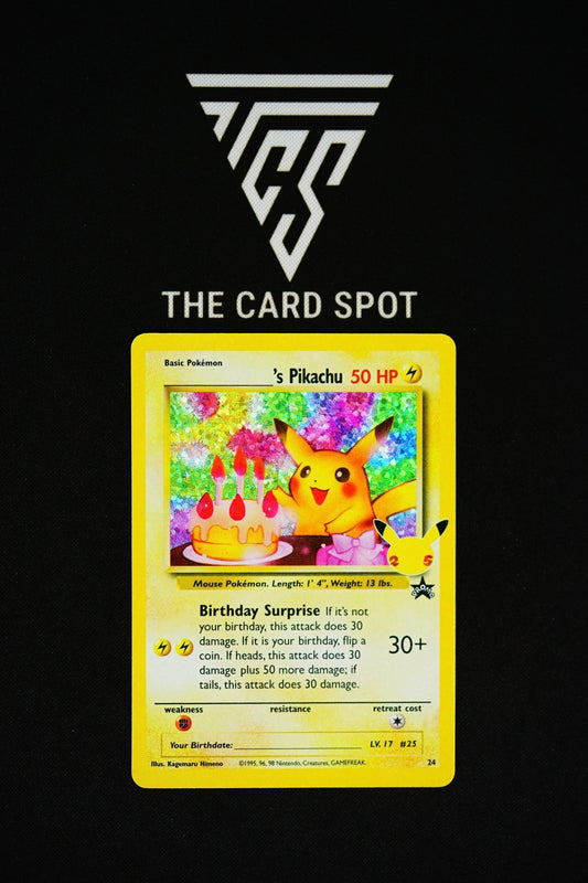 24 Pikachu Promo - Pokemon TCG - THE CARD SPOT PTY LTD.Pokemon Raw CardsPokémon