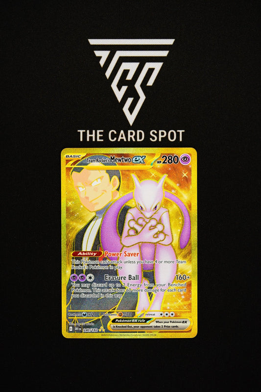 240/182 Team Rocket's Mewtwo Ex - Pokemon TCG - THE CARD SPOT PTY LTD.