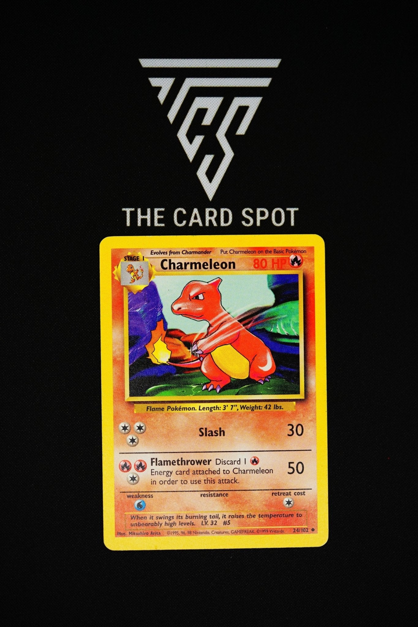 24/102 Charmeleon Base Set - Pokemon - THE CARD SPOT PTY LTD.Pokemon Raw CardsPokémon