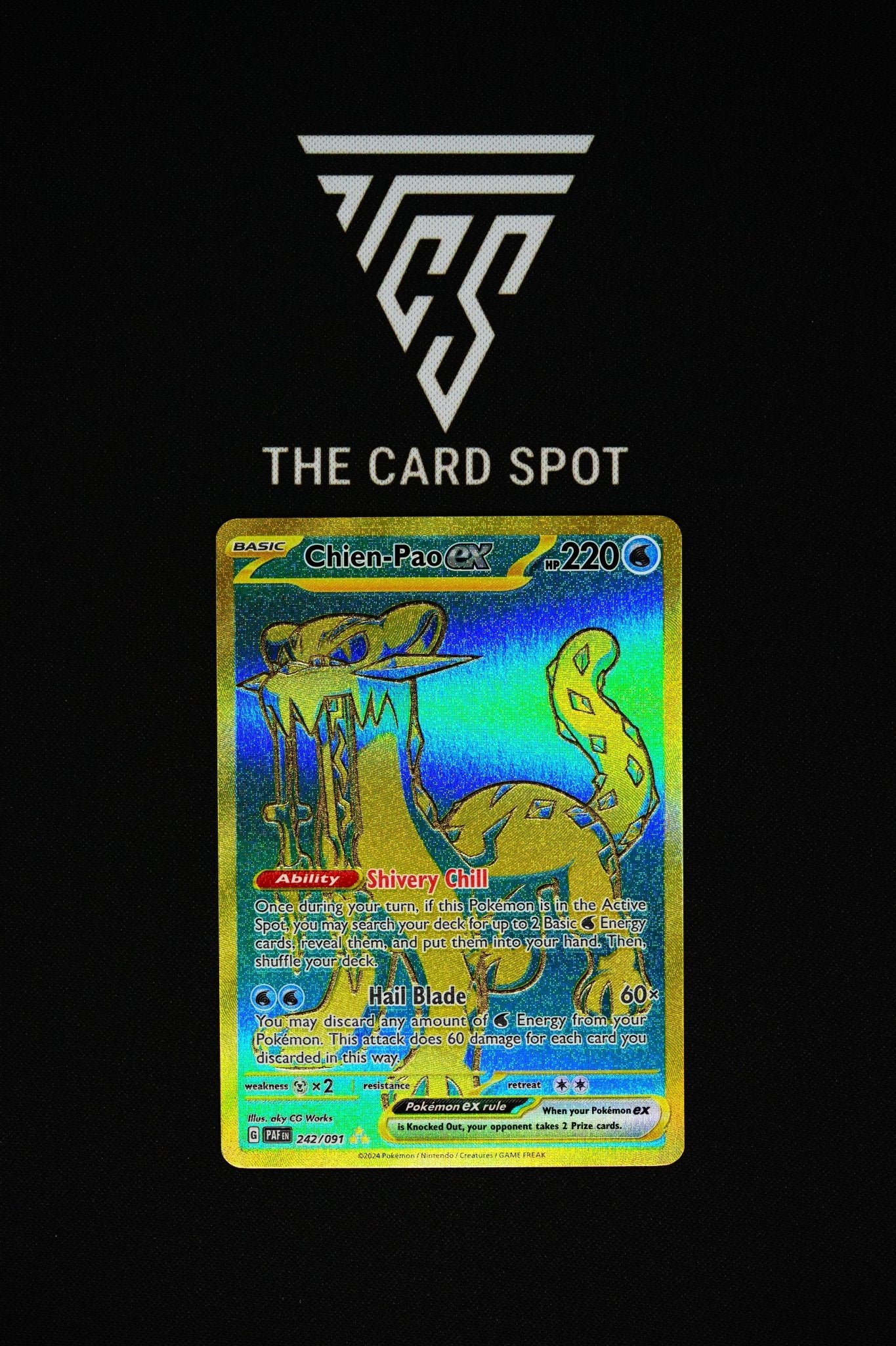 242/091 - Chien - Pao EX - Pokemon TCG - THE CARD SPOT PTY LTD.