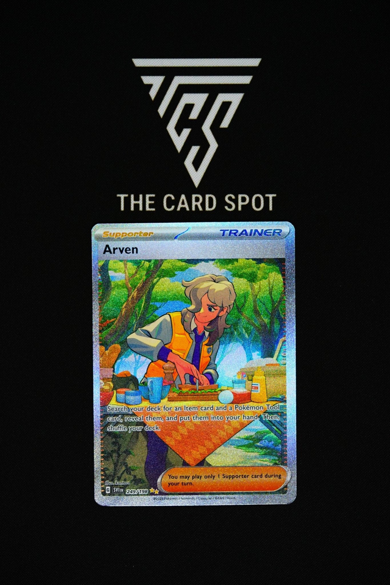 249/198 - Arven - Pokemon TCG - THE CARD SPOT PTY LTD.