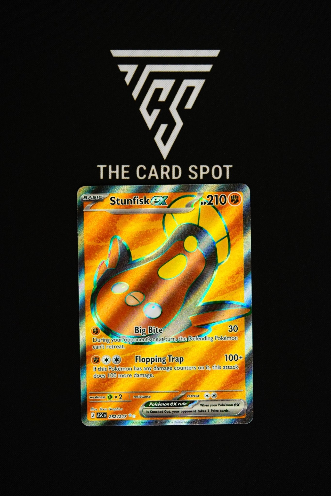 252/217 Stunfisk EX - Pokemon TCG - THE CARD SPOT PTY LTD.