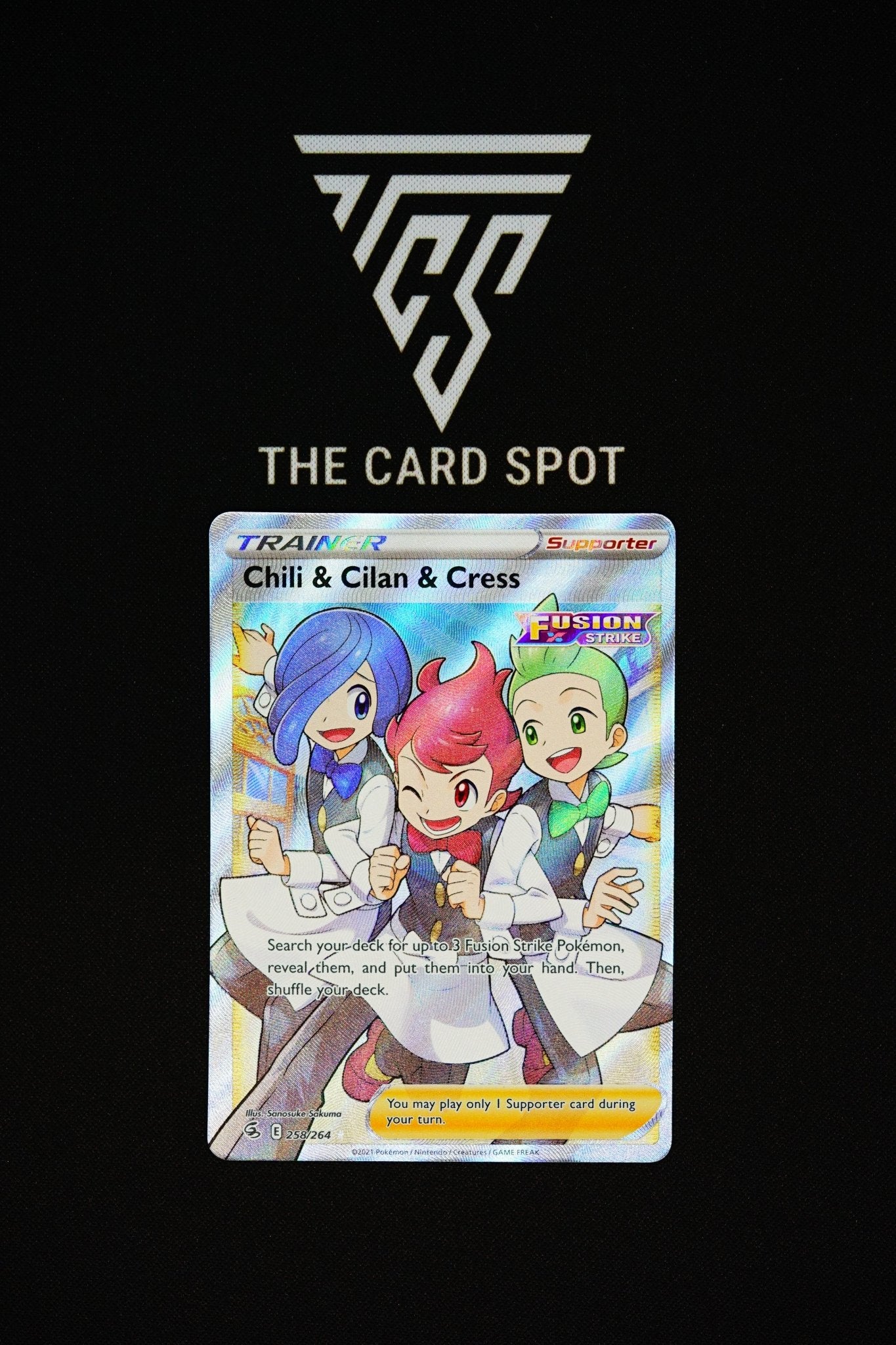 258/264 Chili & Cilan & Cress - Pokemon TCG - THE CARD SPOT PTY LTD.