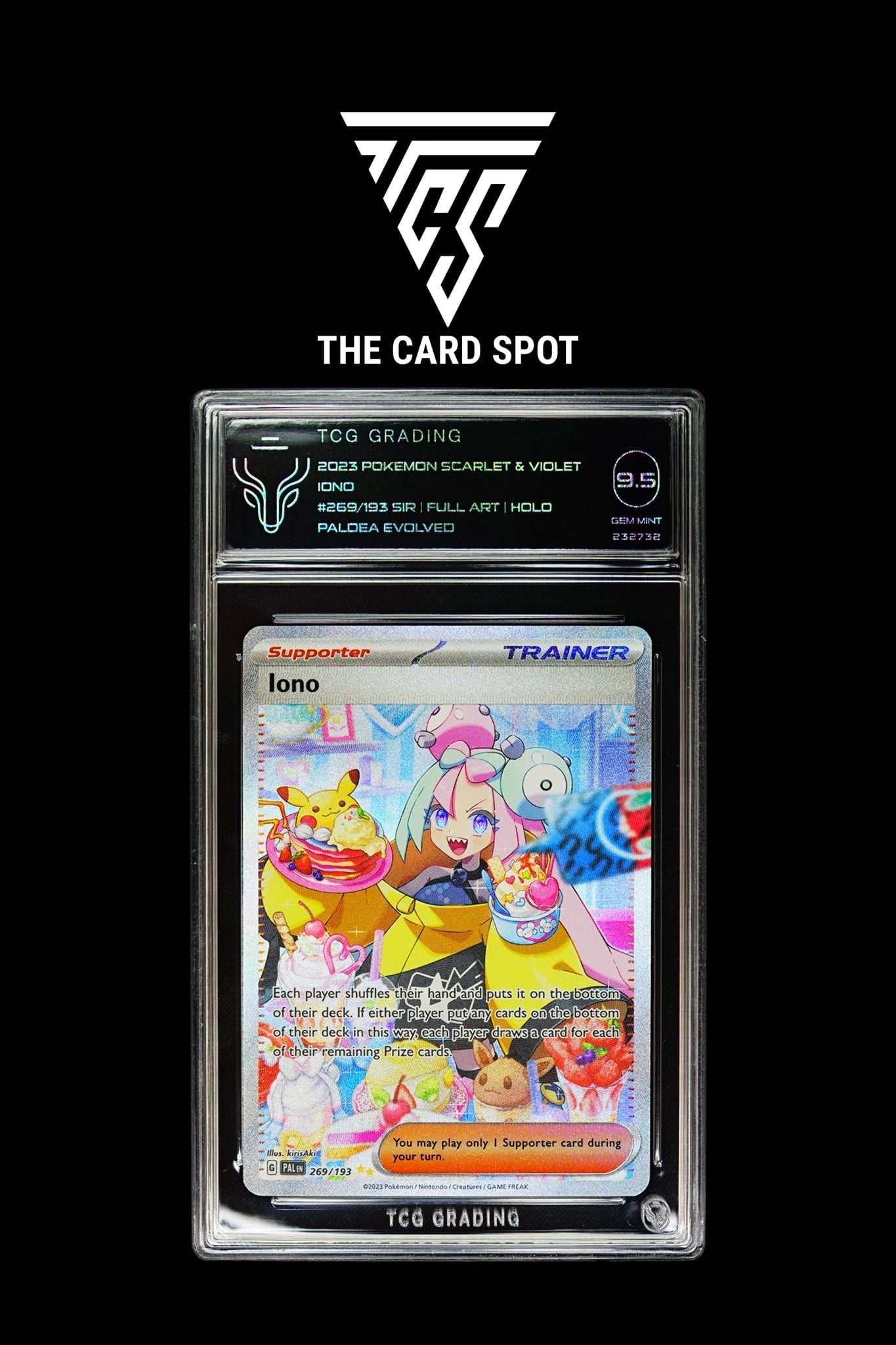 269/193 Iono TCG 9.5 - Pokemon TCG - THE CARD SPOT PTY LTD.