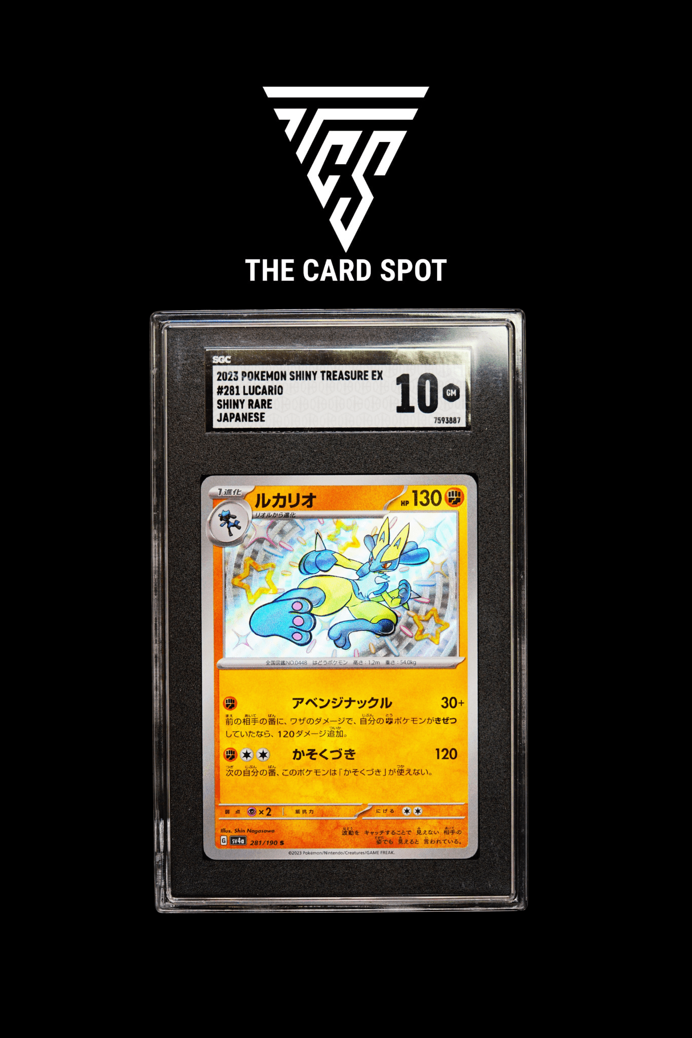 281/190 Lucario SCG 10 - Pokemon TCG - THE CARD SPOT PTY LTD.