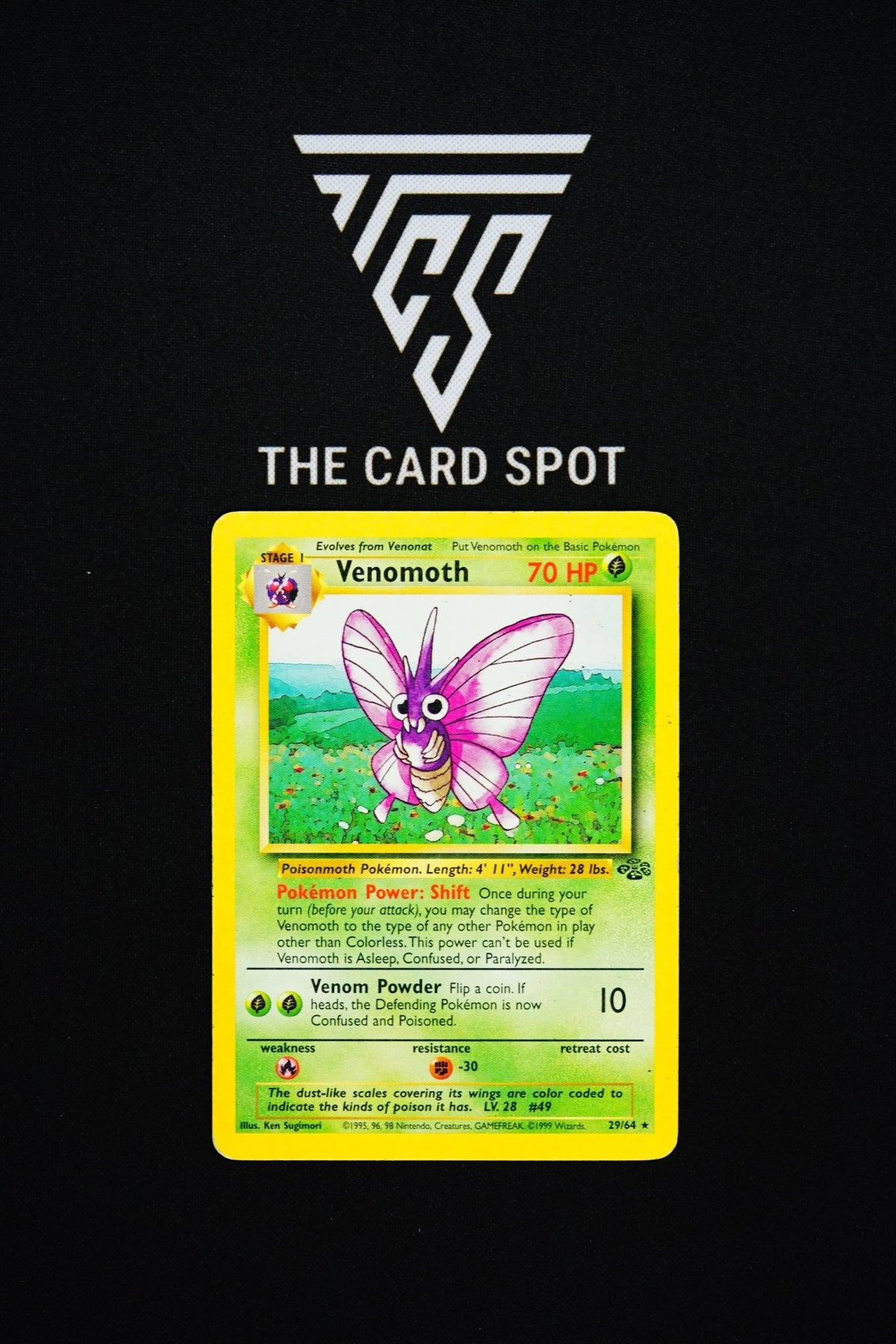 29/64 Venomoth [MP] - Pokemon TCG - THE CARD SPOT PTY LTD.