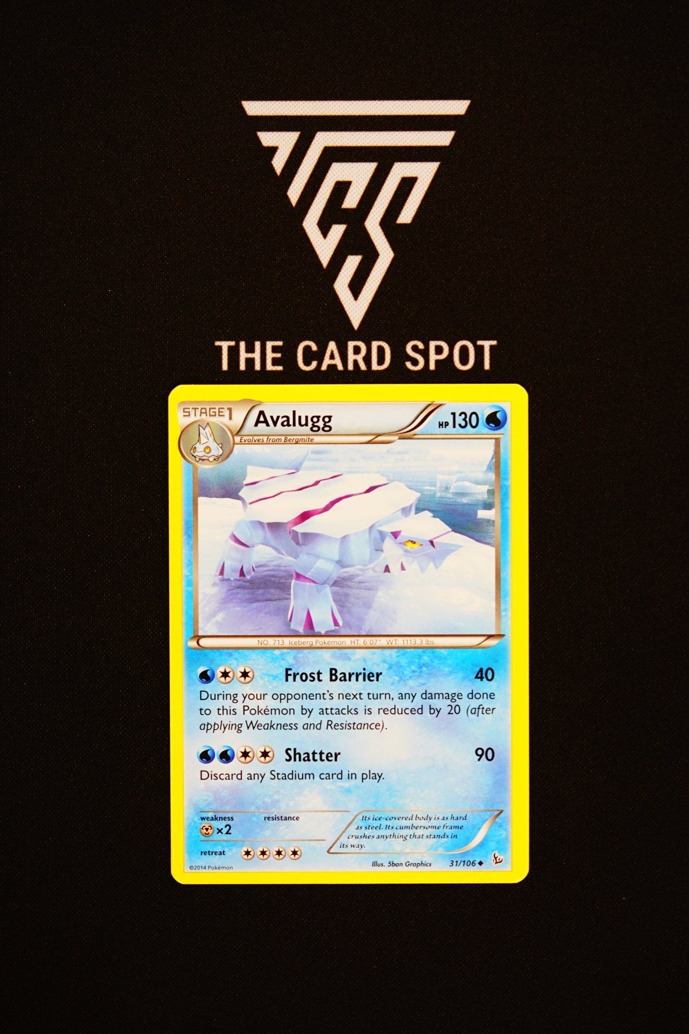 31/106 Avalugg - Pokemon TCG - THE CARD SPOT PTY LTD.